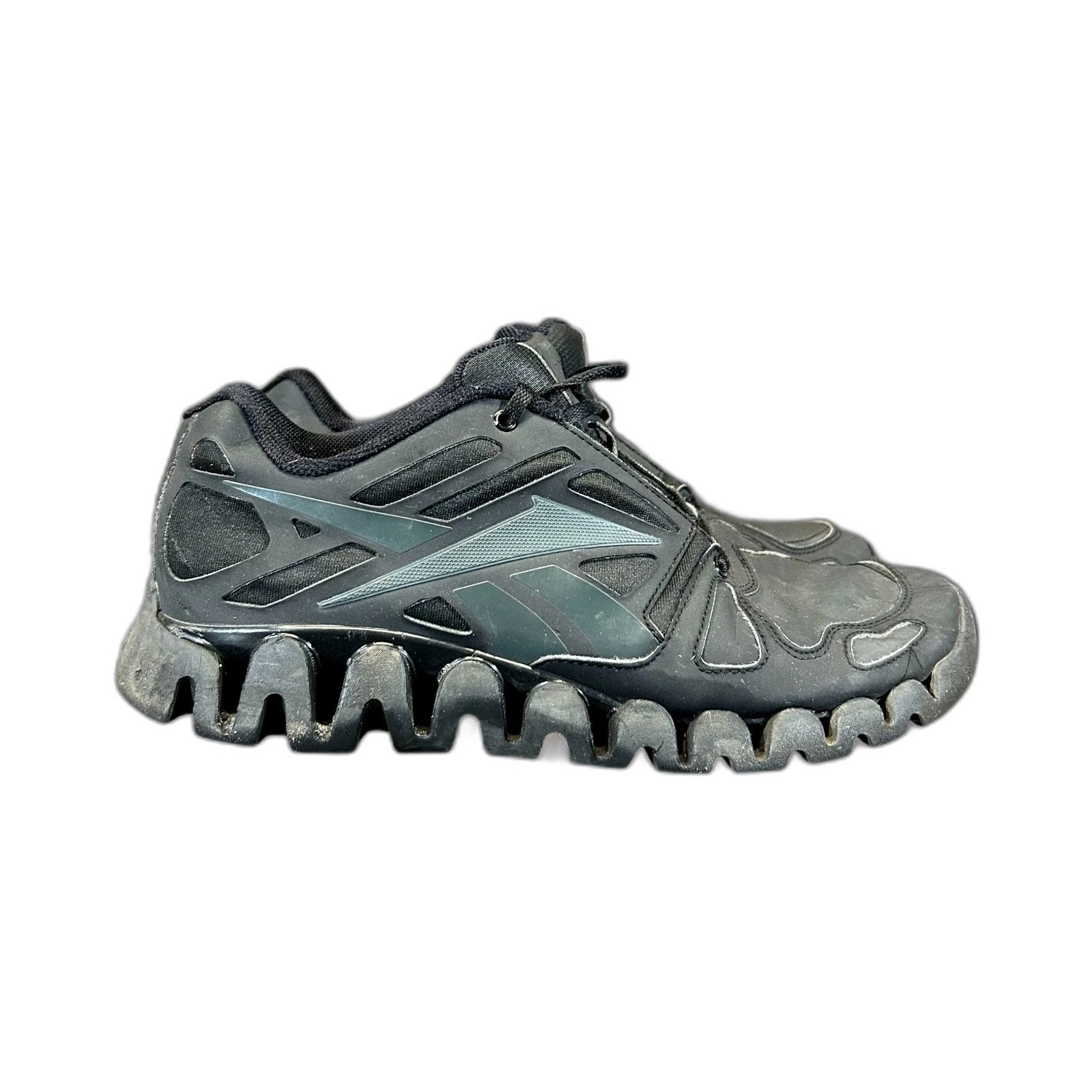 Reebok Reebok Zigtech Black Blue Lace Low Top Running Shoes Men's S Size US 9.5 / EU 42-43 - 1 Thumbnail