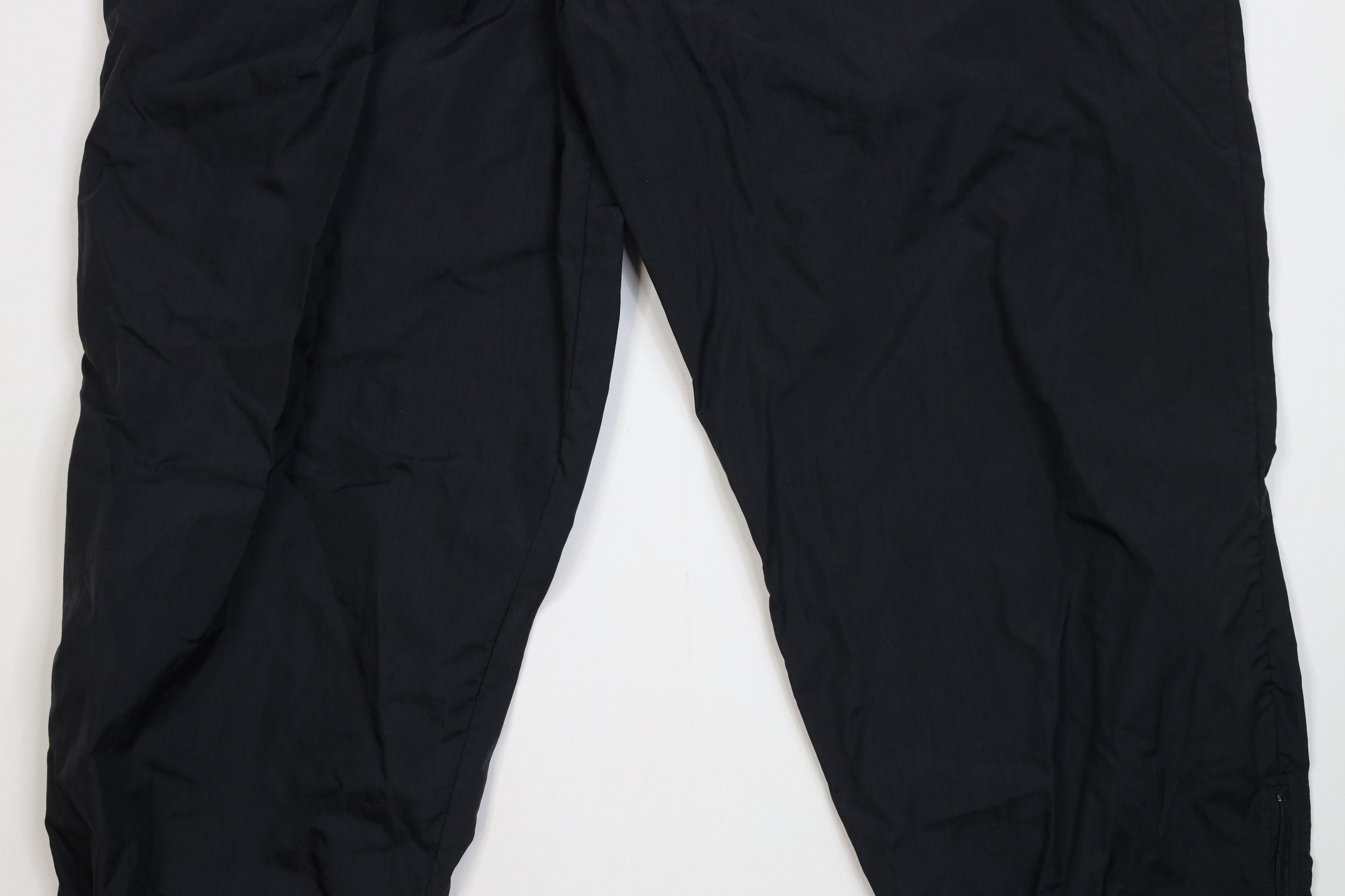 Vintage Vintage 90s Streetwear Blank Windbreaker Joggers Pants Black Size US 36 / EU 52 - 11 Thumbnail