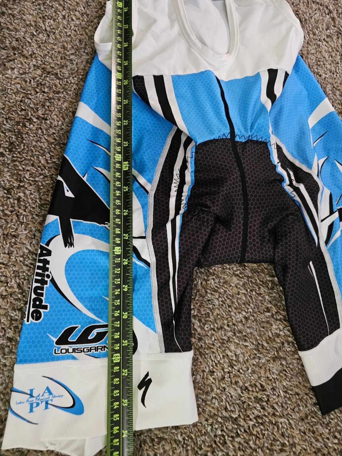 BCBGeneration Garneau Attitude Sports XL Bicycle padded bib Unitard USA Size ONE SIZE - 9 Thumbnail