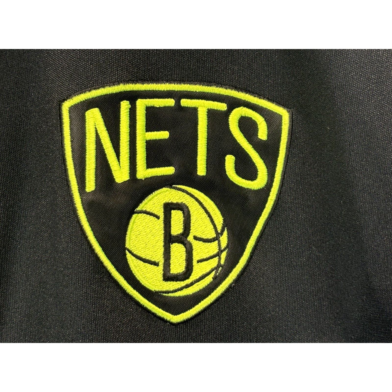 Adidas adidas Brooklyn Nets Track Jacket Sz Medium Men’s Black Neon Limited Edition Zip Size US M / EU 48-50 / 2 - 5 Thumbnail
