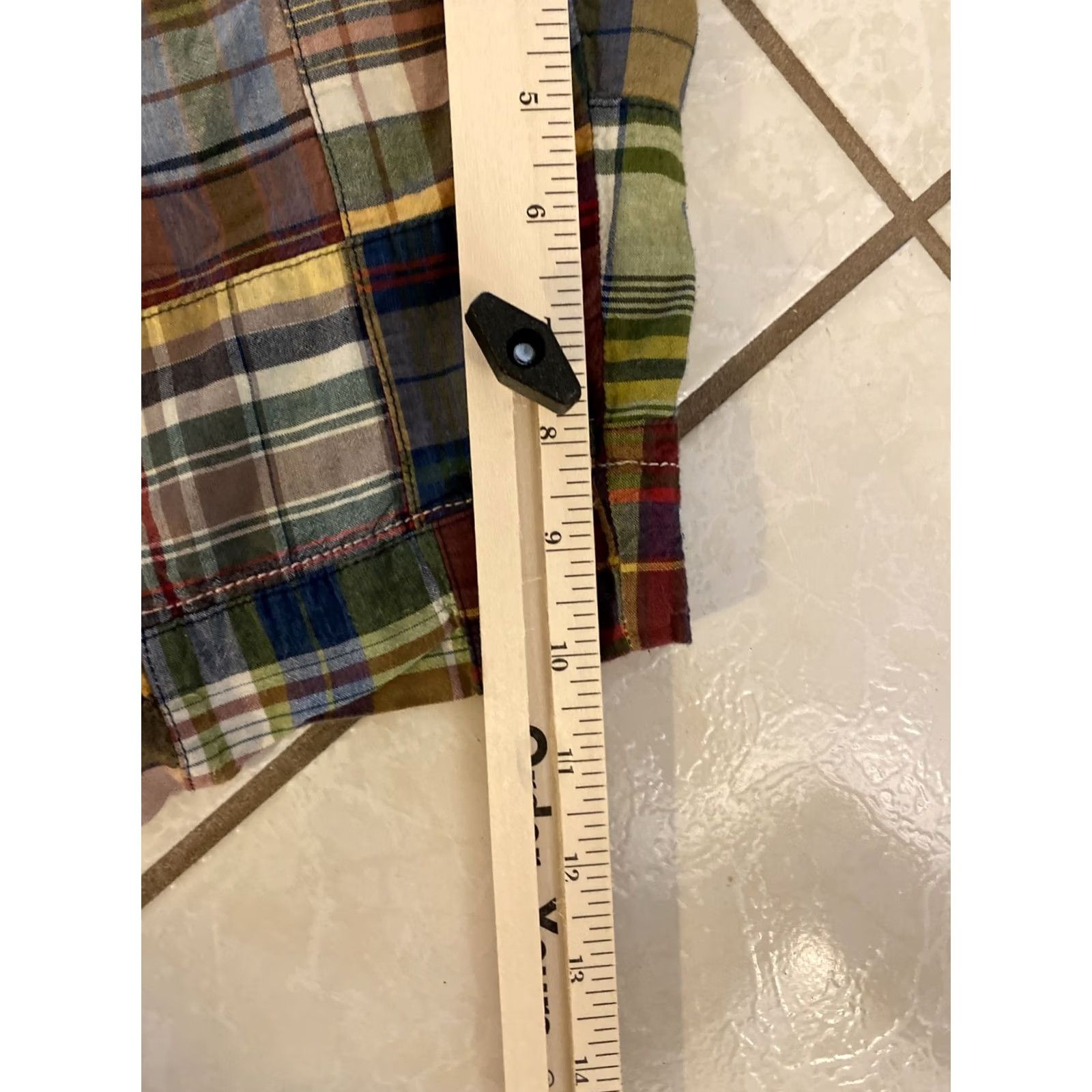 Polo Ralph Lauren VINTAGE Polo Ralph Lauren Chino Plaid Shorts 42 Mens 90s Plaid Casual Cotton Zip Drawstring Size US XL / EU 56 / 4 - 7 Thumbnail