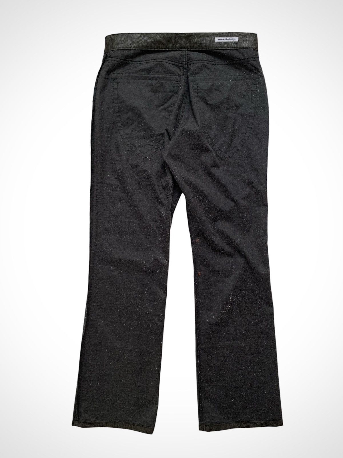 Japanese Brand 2000s Semantic Design Boot Cut Pant Size US 31 - 16 Thumbnail