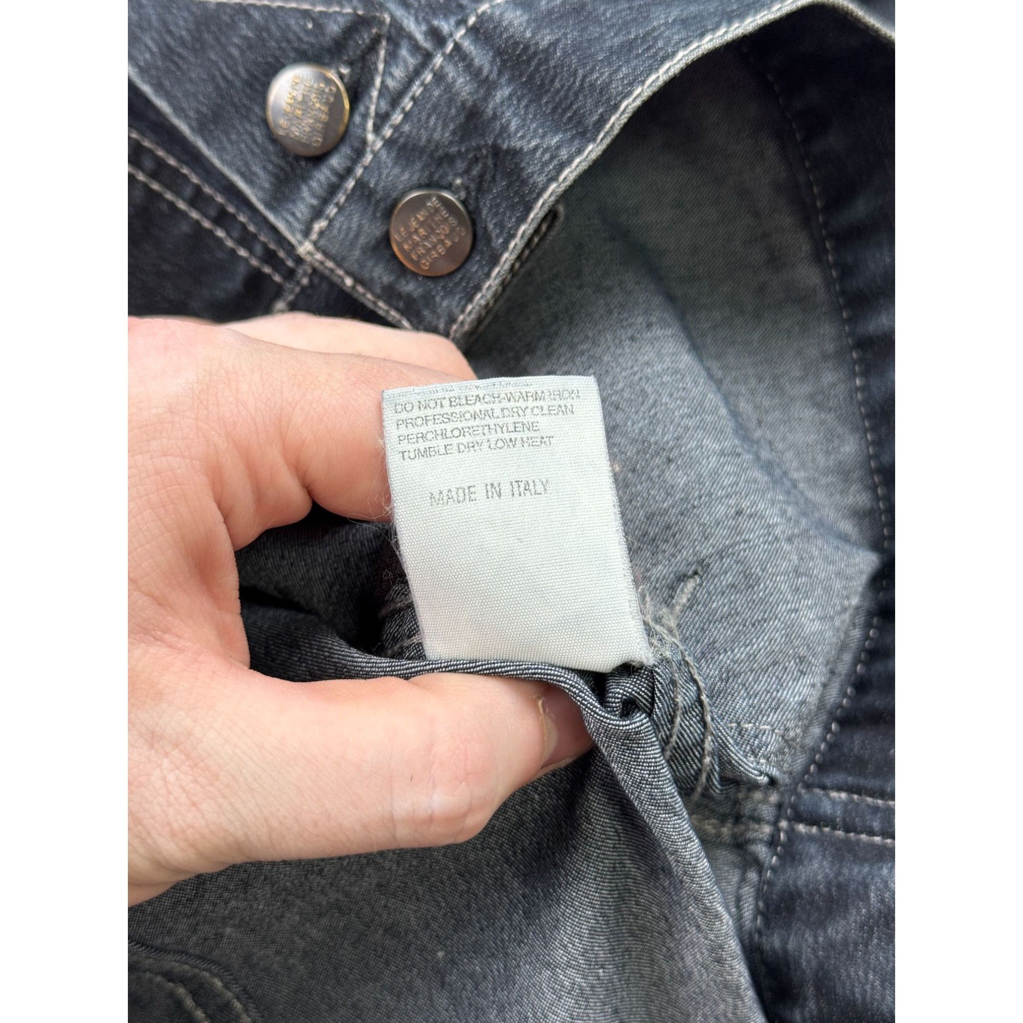 Marithe + Francois Girbaud Vintage Marithe Francois Girbaud Denim Trucker Jacket Size L / US 10 / IT 46 - 9 Thumbnail
