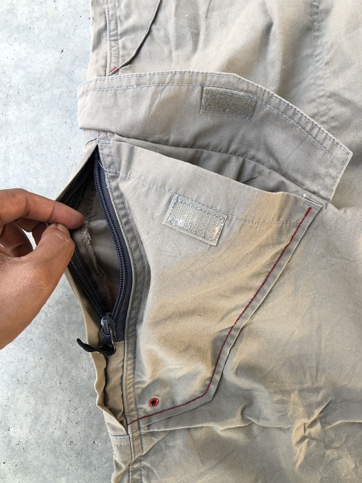 Designer Japanese Brand Cargo Pants 8 Pocket Free Style Size US 34 / EU 50 - 8 Thumbnail