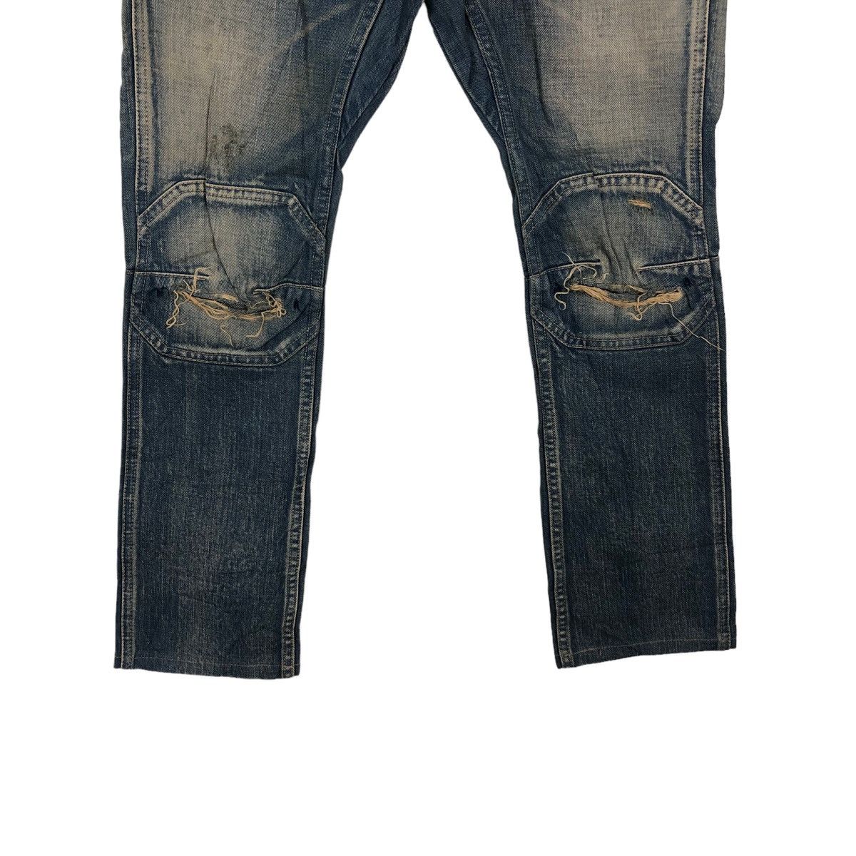 Japanese Brand 🔥90s Rare Distressed Design Jeans Fadthree Hysteric Glamour Size US 26 / EU 42 - 4 Thumbnail