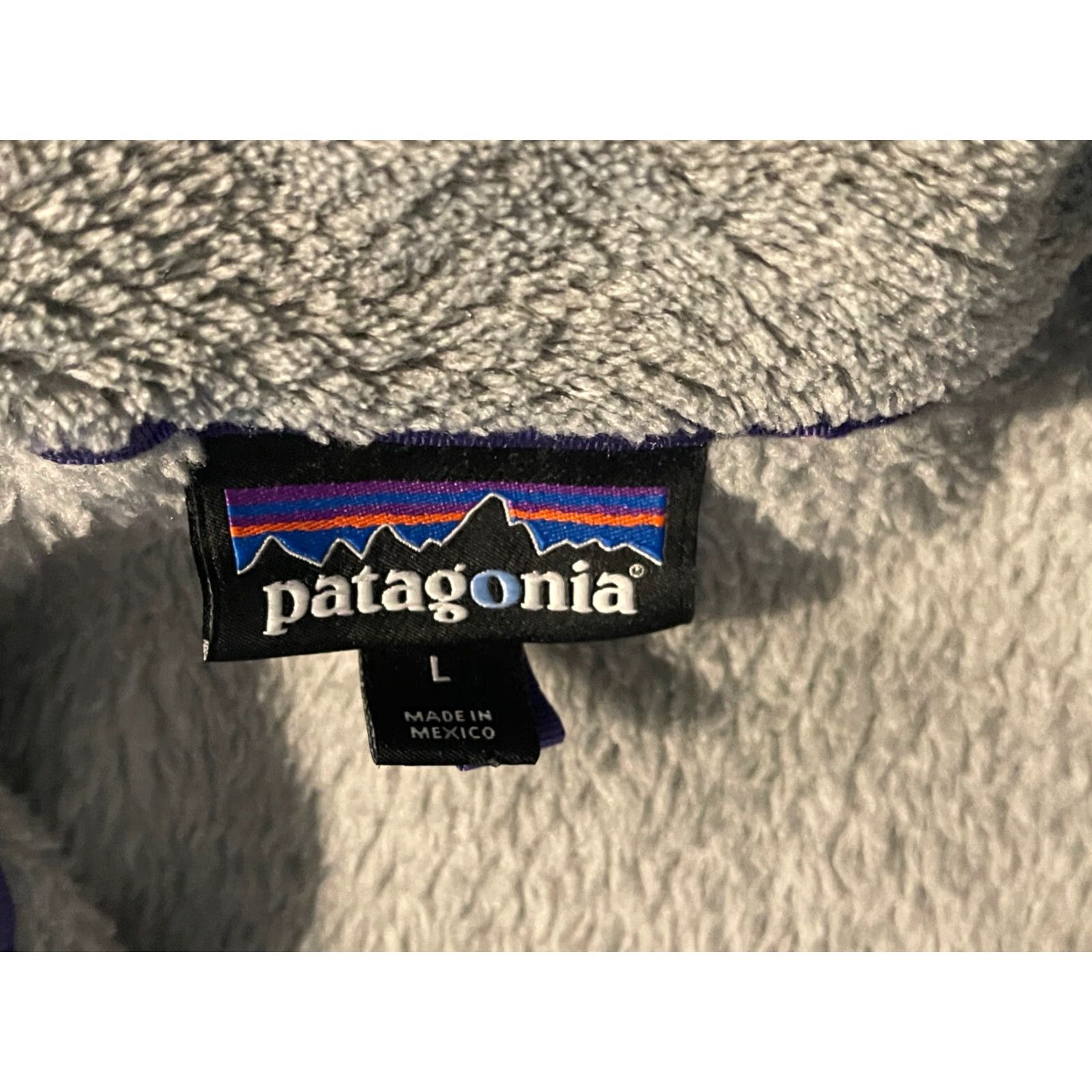 Patagonia PATAGONIA Re-Tool Snap T Fleece Jacket Gray Purple Women's Large L Jacket Size L / US 10 / IT 46 - 3 Thumbnail