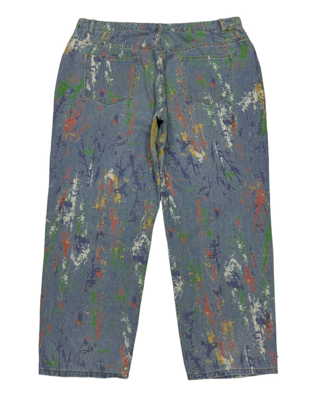 Japanese Brand VINTAGE BAGGY JEANS PAINTER ART EMERY ROSE DENIM Size US 40 / EU 56 - 2 Thumbnail