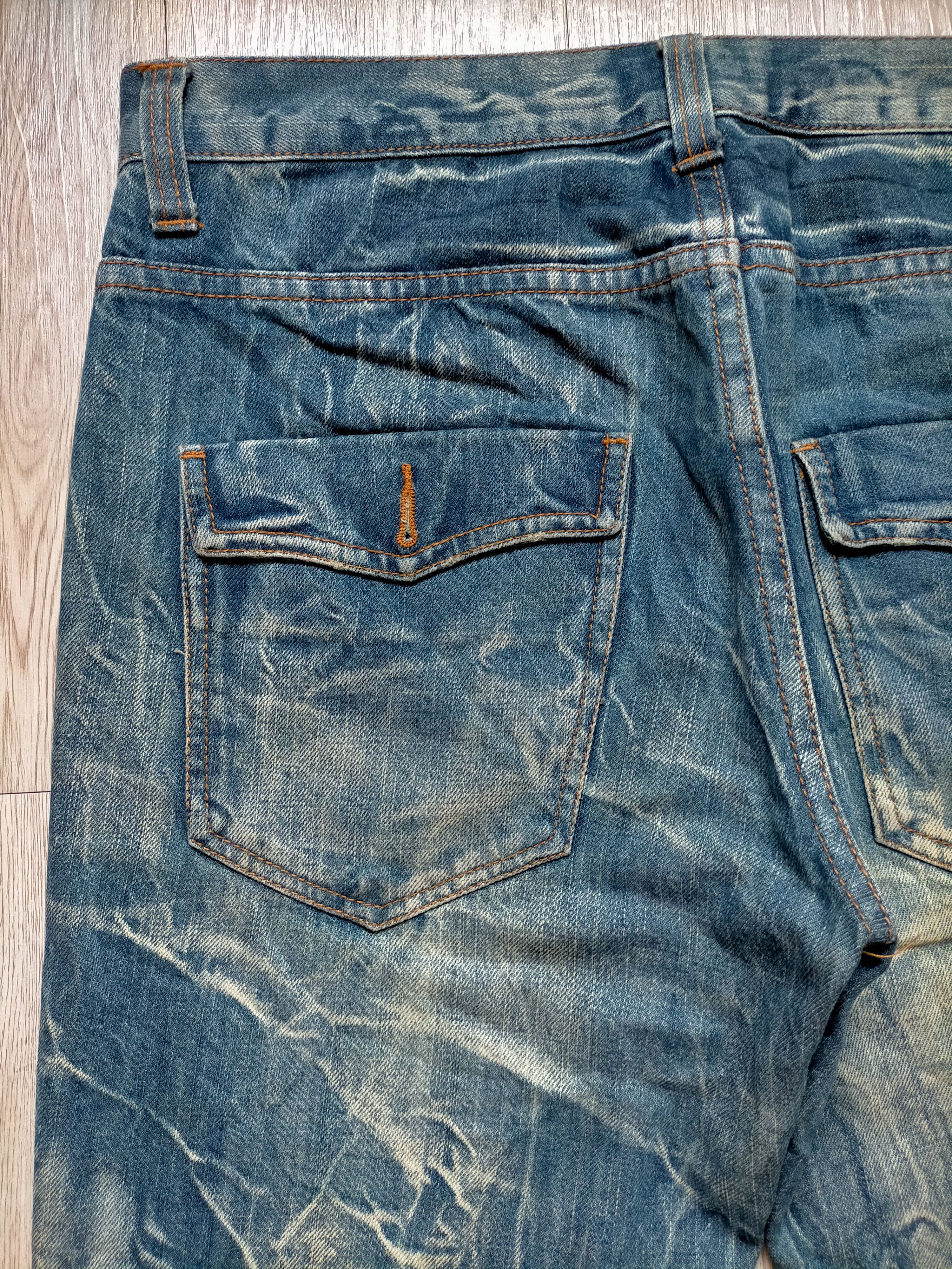 Le Grande Bleu (L.G.B.) Flare Antfui Jeans Acid Wash boot cut denim Size US 33 - 11 Thumbnail