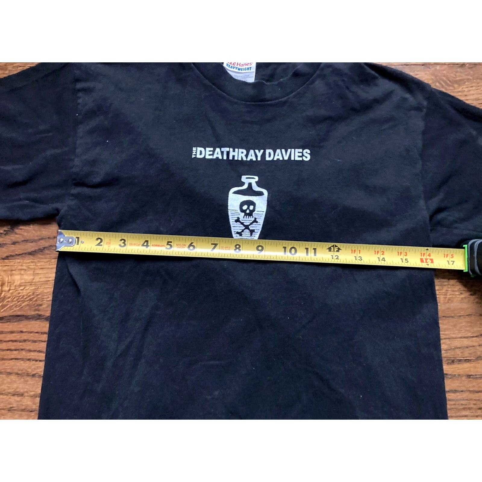 Hanes VINTAGE Deathray Davies Indie Rock Band T-Shirt Men Size Small Heavyweight Black Cotton Hanes Rock Music Tour S Size US S / EU 44-46 / 1 - 4 Thumbnail