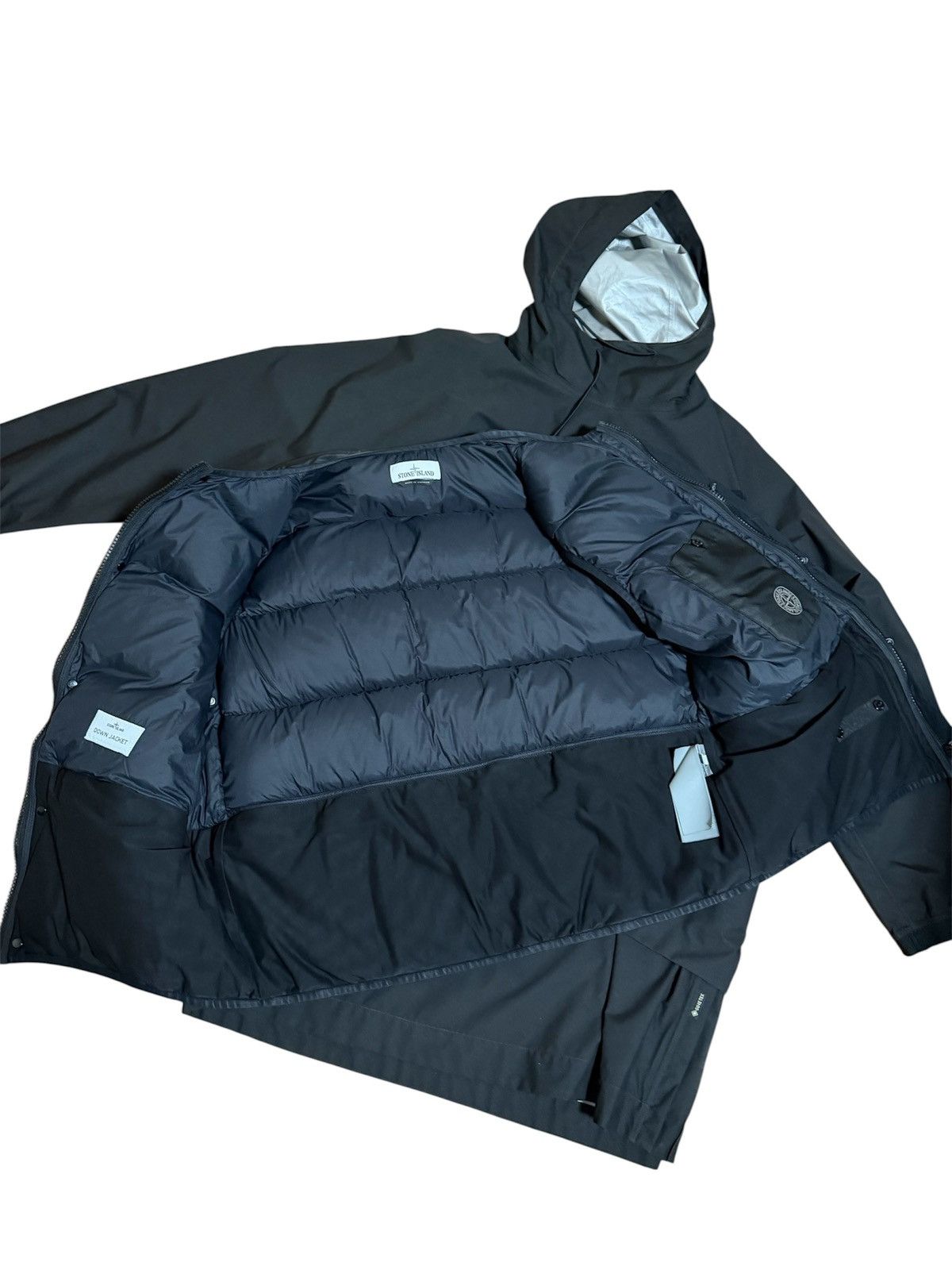 Stone Island 2700$ Stone Island 2in1 Gore Tex Metal Down-TC Packable Cape Size US XL / EU 56 / 4 - 12 Thumbnail