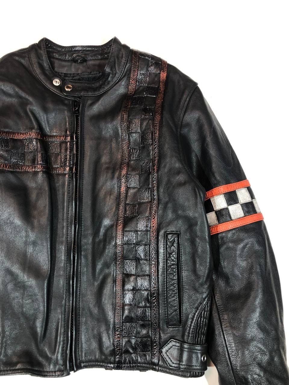 Other Leder Racing Moto Leather Jacket Vintage Size US L / EU 52-54 / 3 - 2 Thumbnail