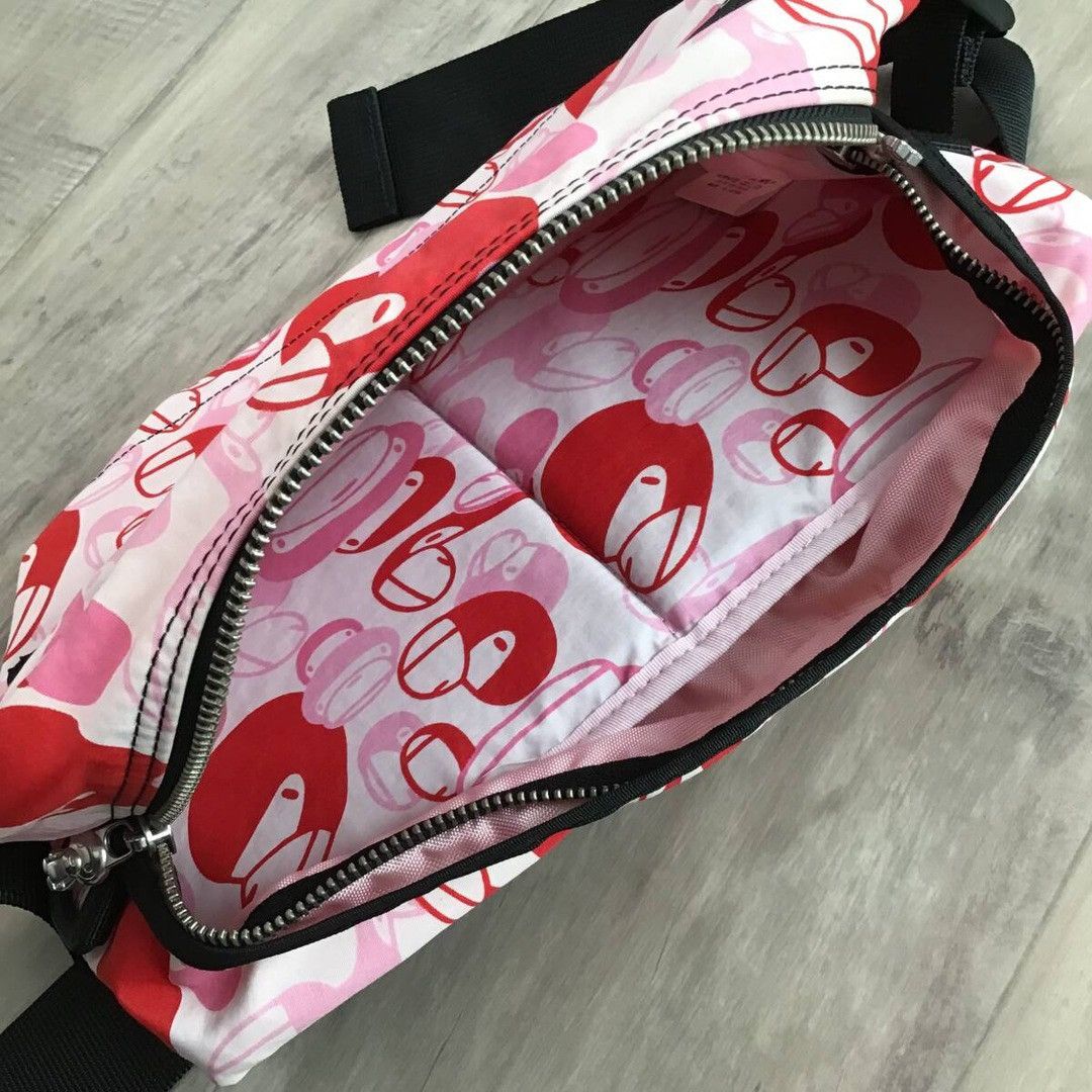 Bape BAPE Pink Milo Camo Waist Bag a bathing ape NIGO Size ONE SIZE - 4 Thumbnail