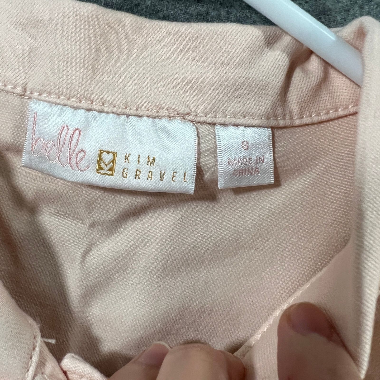 Other Belle by Kim Gravel Classic Jean Jacket Pale Size S / US 4 / IT 40 - 3 Thumbnail