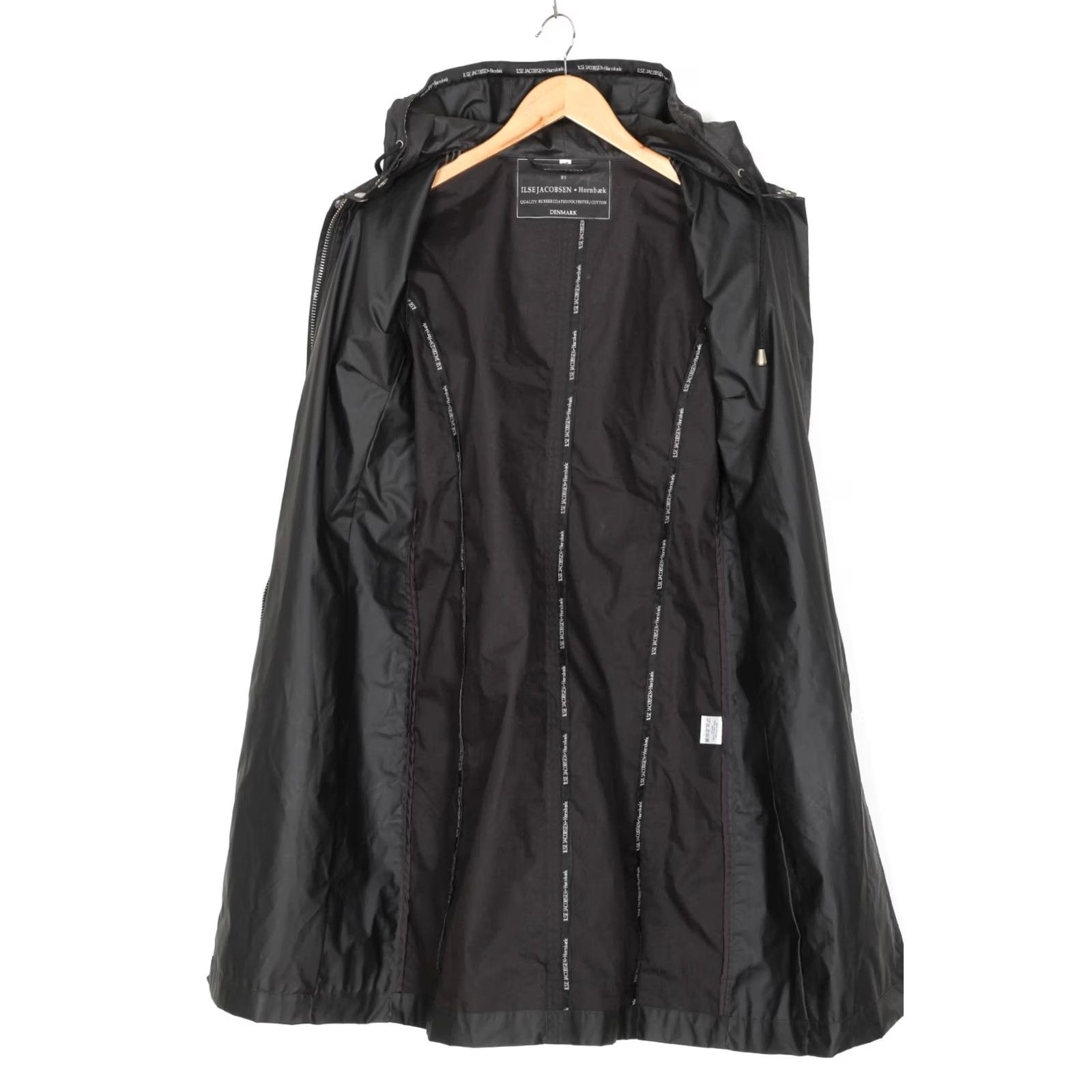 Ilse Jacobsen ILSE JACOBSEN HORNBAEK Raincoat Jacket Women XS Hooded Waterproof MJ5225 Jacket Size XS / US 0-2 / IT 36-38 - 5 Thumbnail