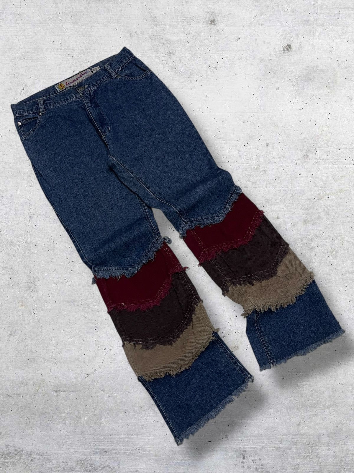 Beauty Beast VINTAGE FANTASTIC JAPAN 90S DESIGNER KINKY FLARED OG DENIM Size US 30 / EU 46 - 2 Thumbnail