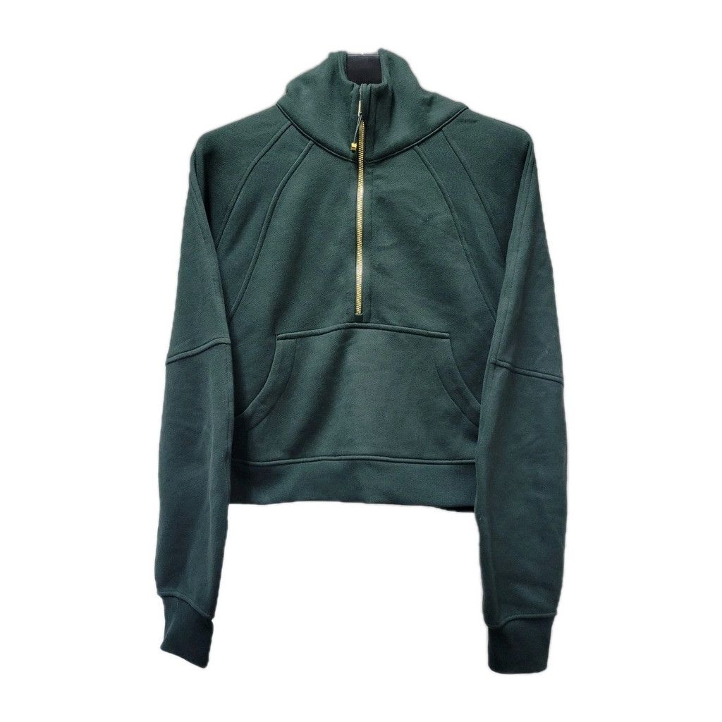Lululemon Lululemon Scuba Oversized Funnel Half-Zip Mint Green Gold Zi Size M / US 6-8 / IT 42-44 - 2 Thumbnail