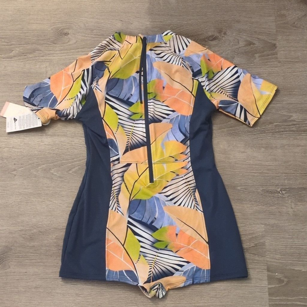 Other Calia desert Flora Peri dusk zip back paddle suit size 8 Size ONE SIZE - 3 Thumbnail