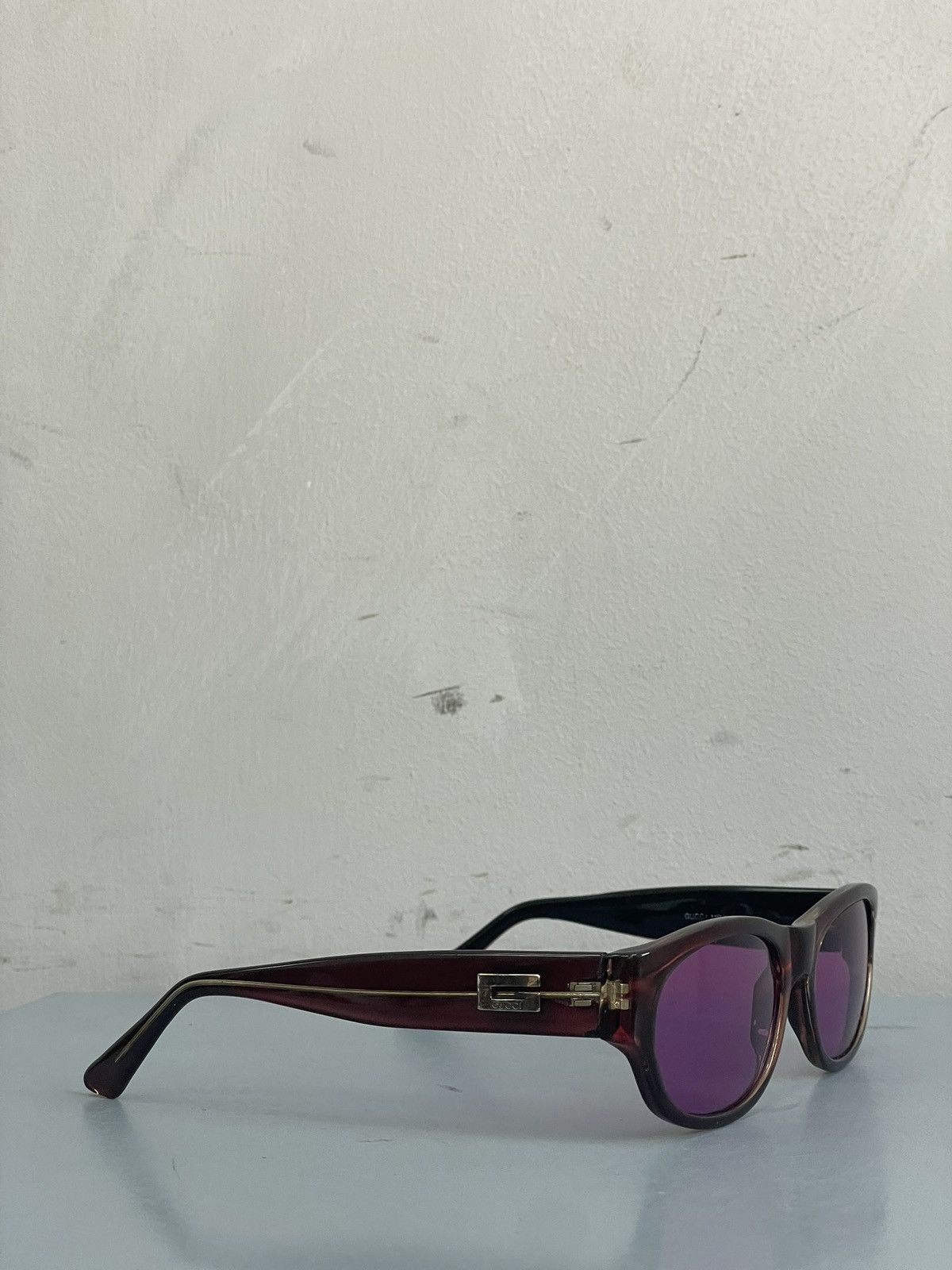 Gucci Rare Purple summer pink sunglasses y2k hype Size ONE SIZE - 2 Thumbnail