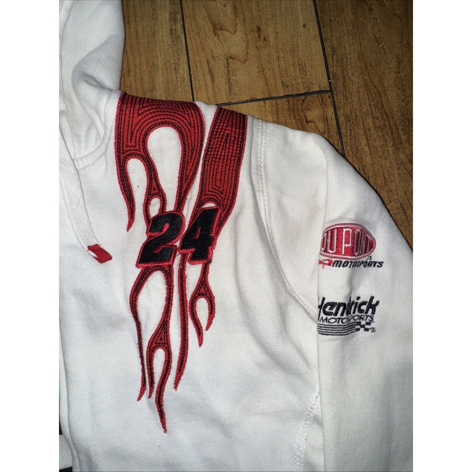 Chase Authentics × Vintage VNTG Chase Authentic Full Zip Sweater M White Broken Zip Size M / US 6-8 / IT 42-44 - 2 Thumbnail