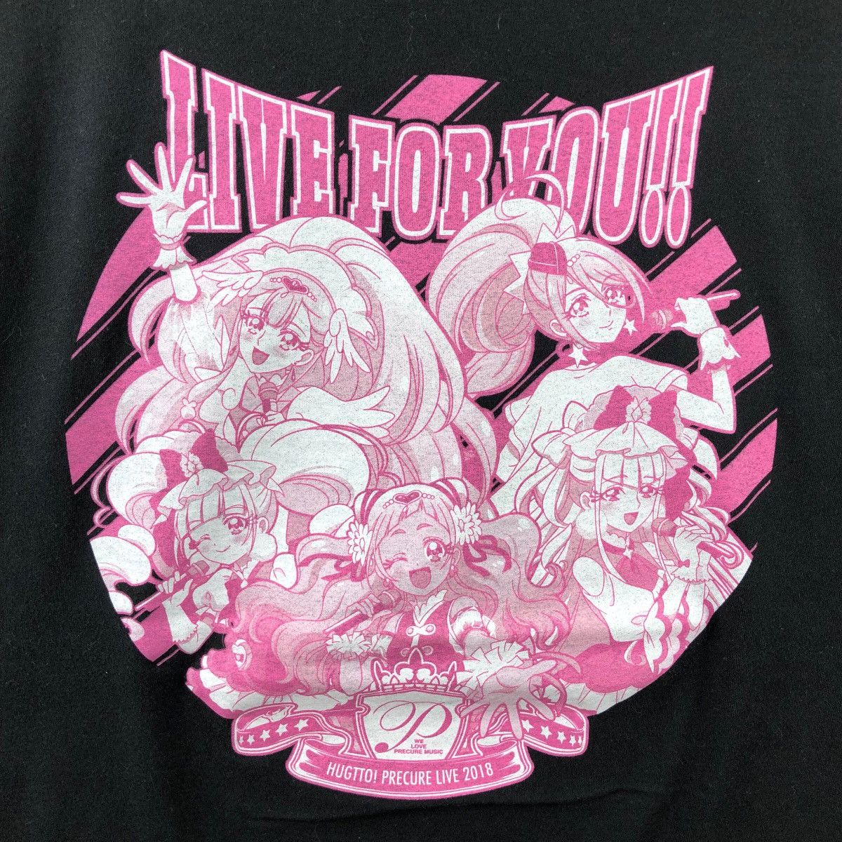 Anime × Japanese Brand HUGtto! Pretty Cure Tee Shirt Anime Live For You Size US XL / EU 56 / 4 - 3 Thumbnail