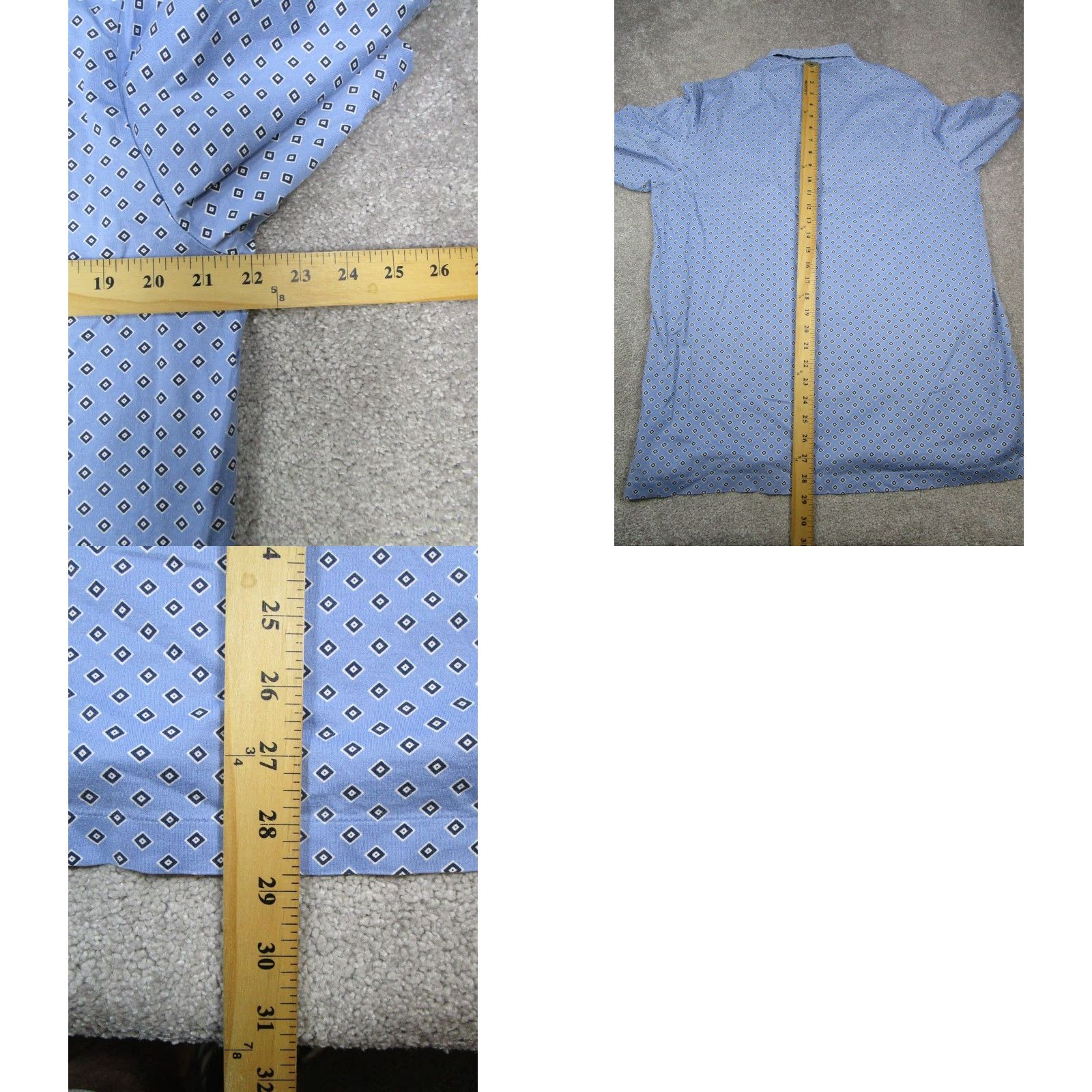 Polo Ralph Lauren Polo Ralph Lauren Polo Shirt Mens Large Blue White Cotton Golf Brand Polo Shirt Mens Large Blue White Cotton Golf Size US L / EU 52-54 / 3 - 8 Thumbnail