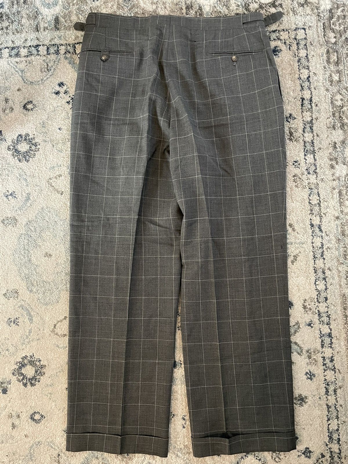 Polo Ralph Lauren × Vintage Vintage Tropical Weight Windowpane Trouser Size US 36 / EU 52 - 7 Thumbnail