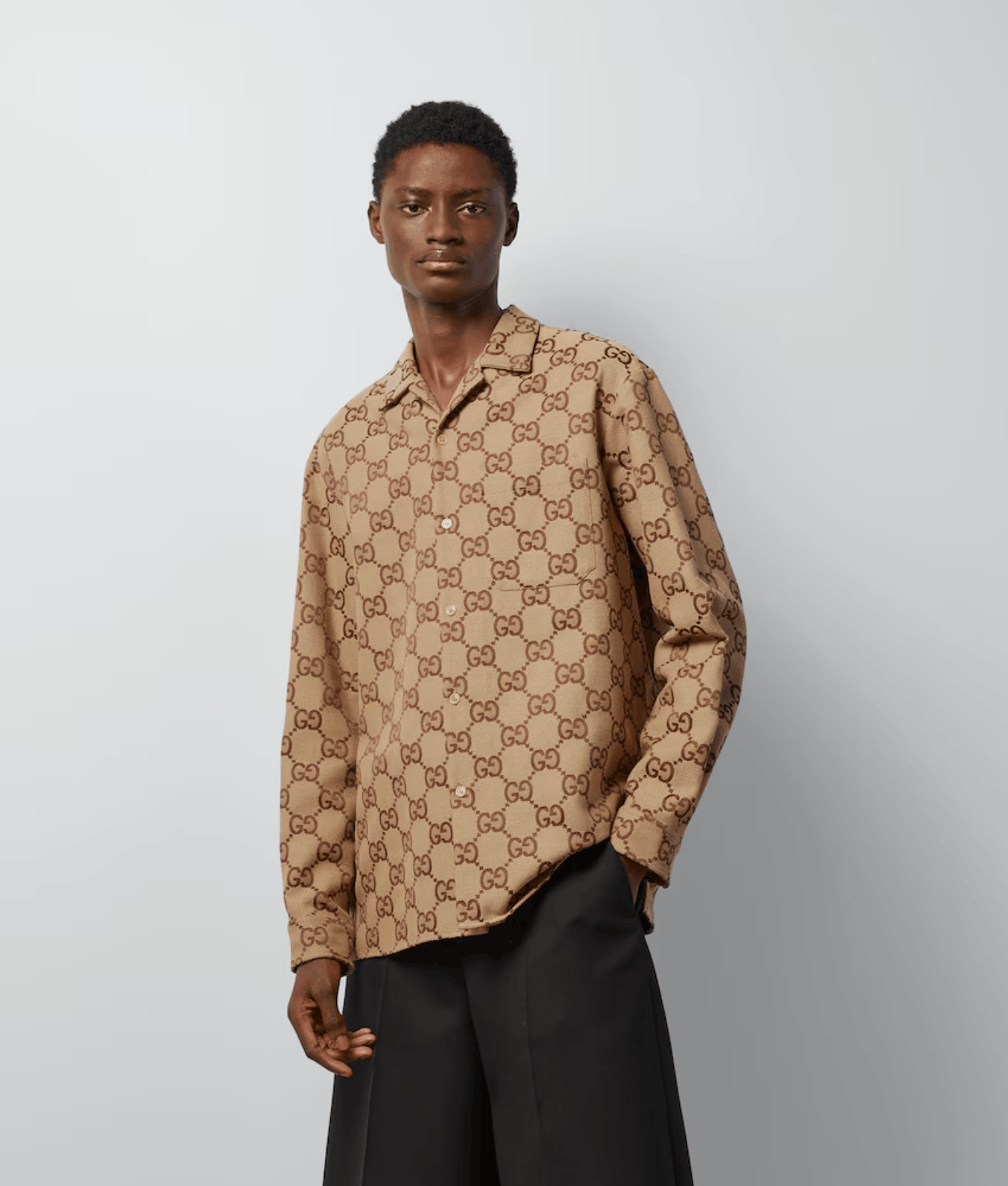 Gucci Gucci Maxi GG canvas shirt Size US S / EU 44-46 / 1 - 2 Thumbnail