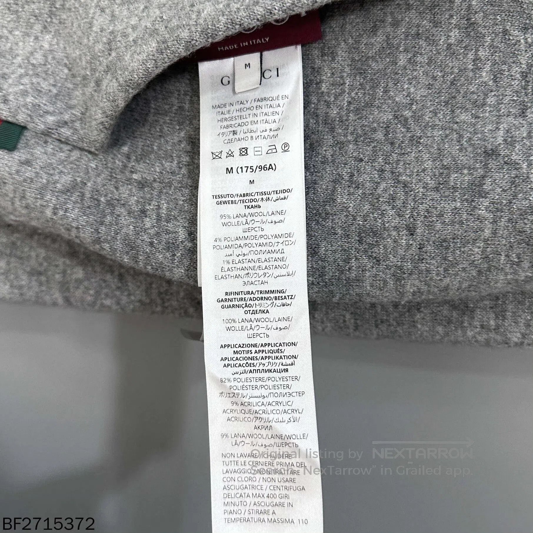 Gucci gucci double-sided wool zip jacket. Size US M / EU 48-50 / 2 - 8 Thumbnail