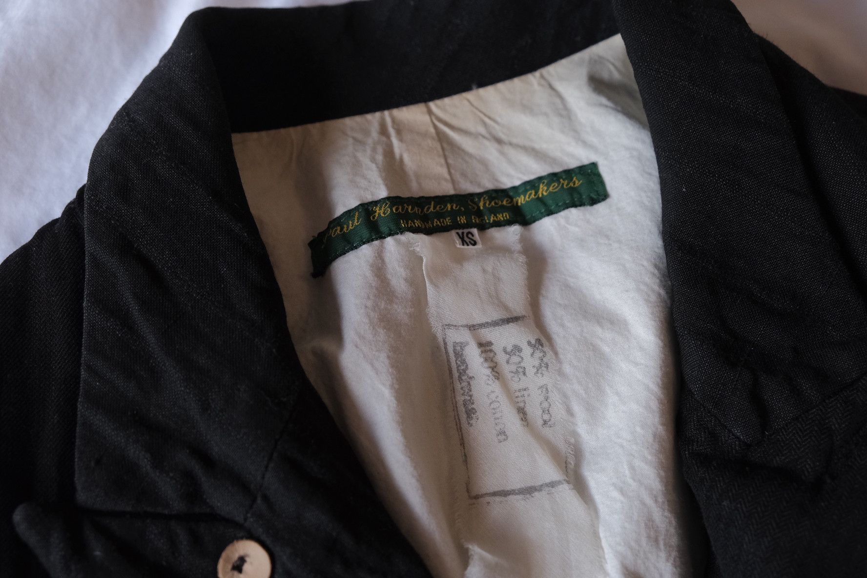 Paul Harnden Shoemakers Paul Harnden mens pocket blazer XS hopscotch black Size 34S - 6 Thumbnail