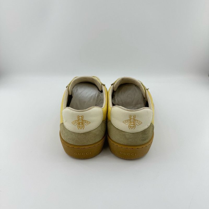 Gucci Gucci G74 Web Leather Lace-Up Sneakers Size US 9.5 / EU 42-43 - 3 Thumbnail