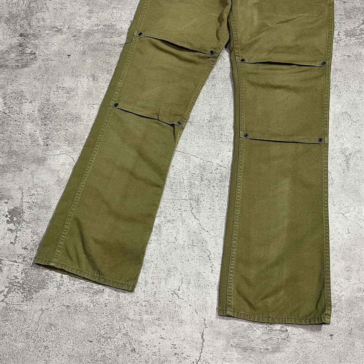 N.Hoolywood N-Hoolywood Bootcut Workpants - Olive Size US 28 / EU 44 - 4 Thumbnail