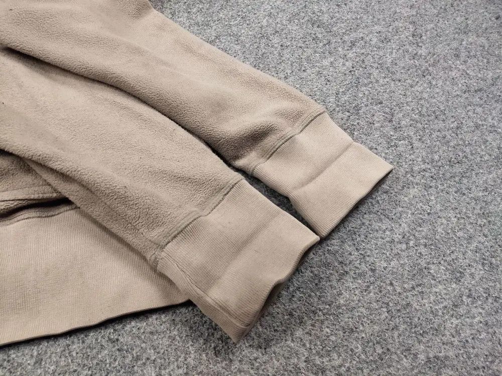 Gotcha Vintage 90's Gotcha Beige Fleece Zip Logo Pocket Hoodie Size US L / EU 52-54 / 3 - 5 Thumbnail