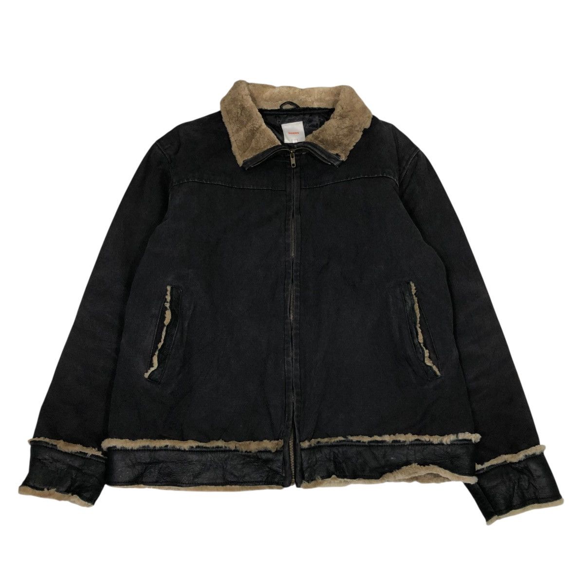 Beams Japan 🔥VINTAGE CHORE JACKET BEAMS MINK FUR BLANKET ISSEY MIYAKE Size US L / EU 52-54 / 3 - 1 Thumbnail