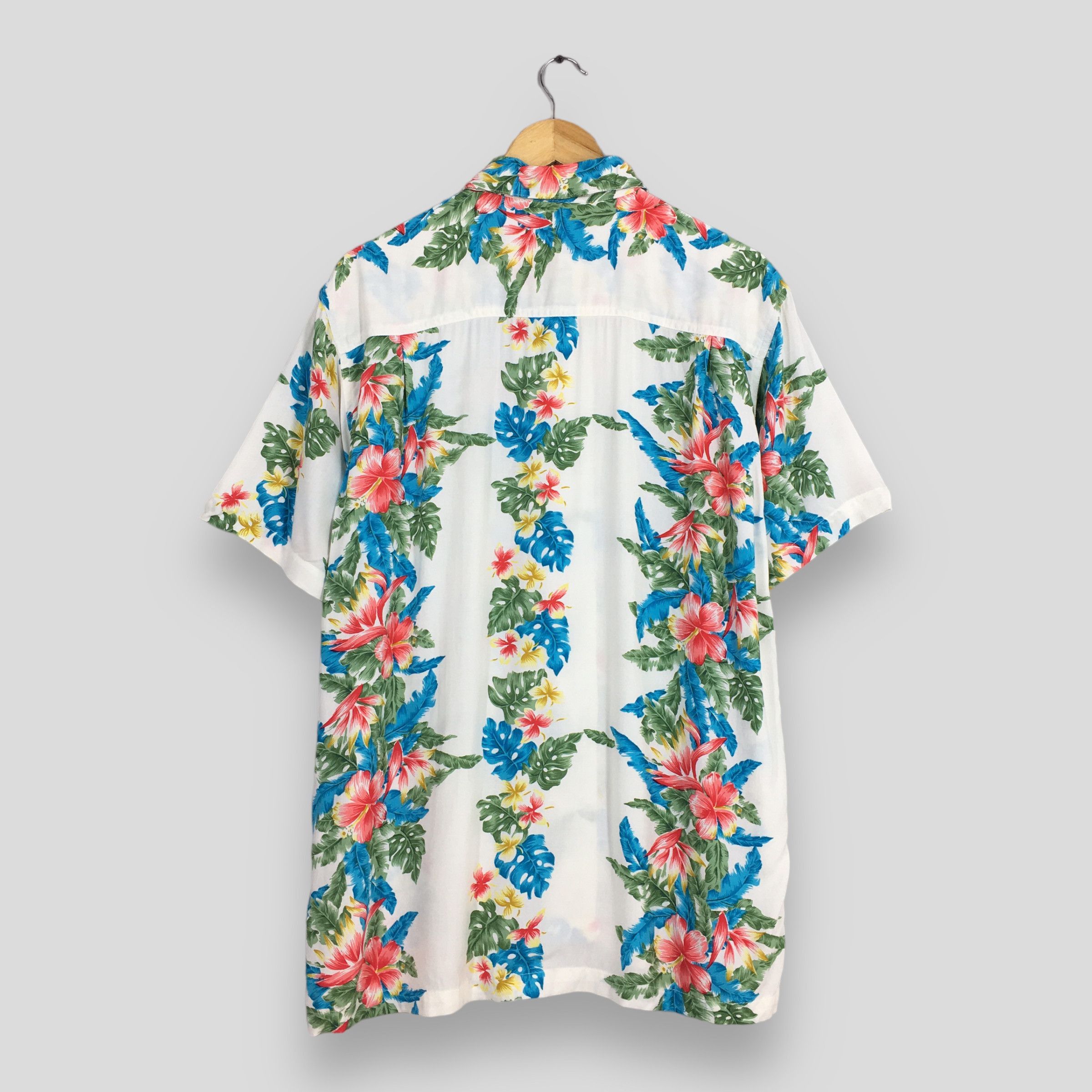 Vintage Vintage Hawaii Aloha Floral Hibiscus Shirt Large Size US L / EU 52-54 / 3 - 7 Thumbnail