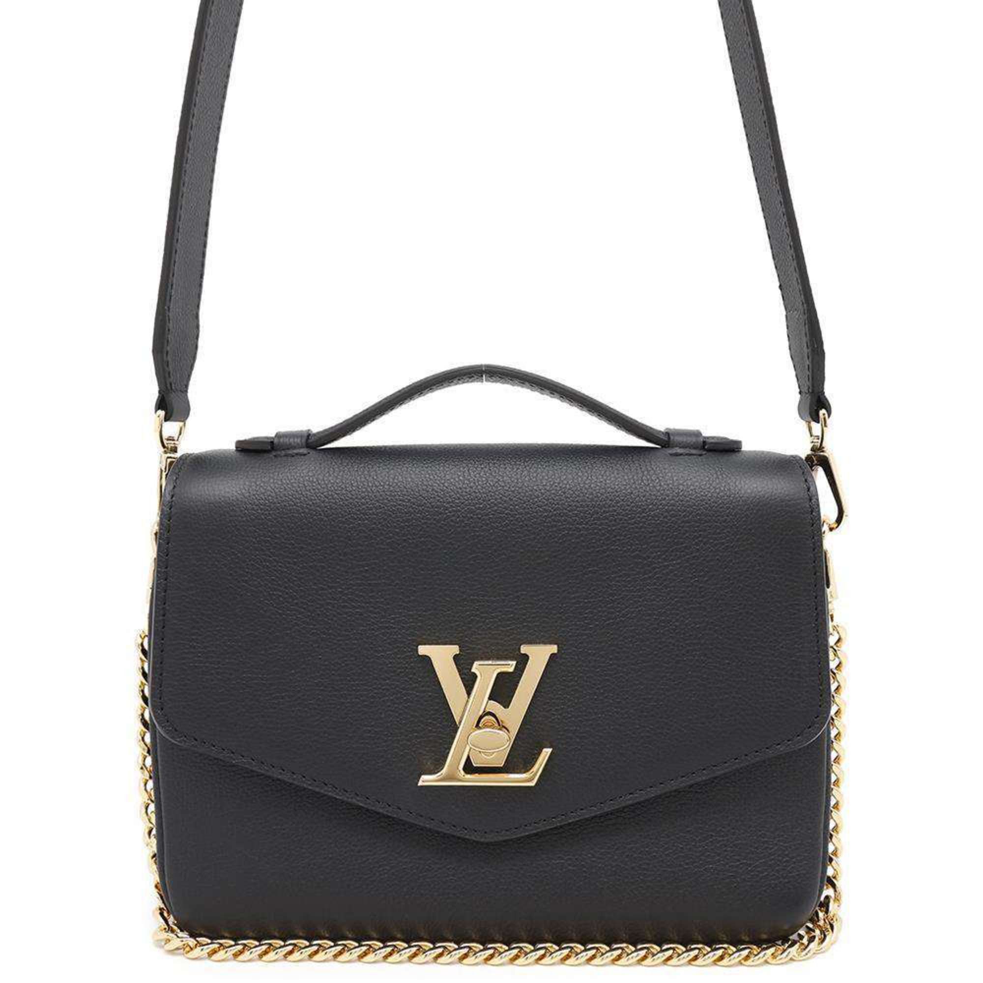 Louis Vuitton Shoulder Bag Oxford Lock Me M22735 Louis Vuitton Handbag Black, Women's