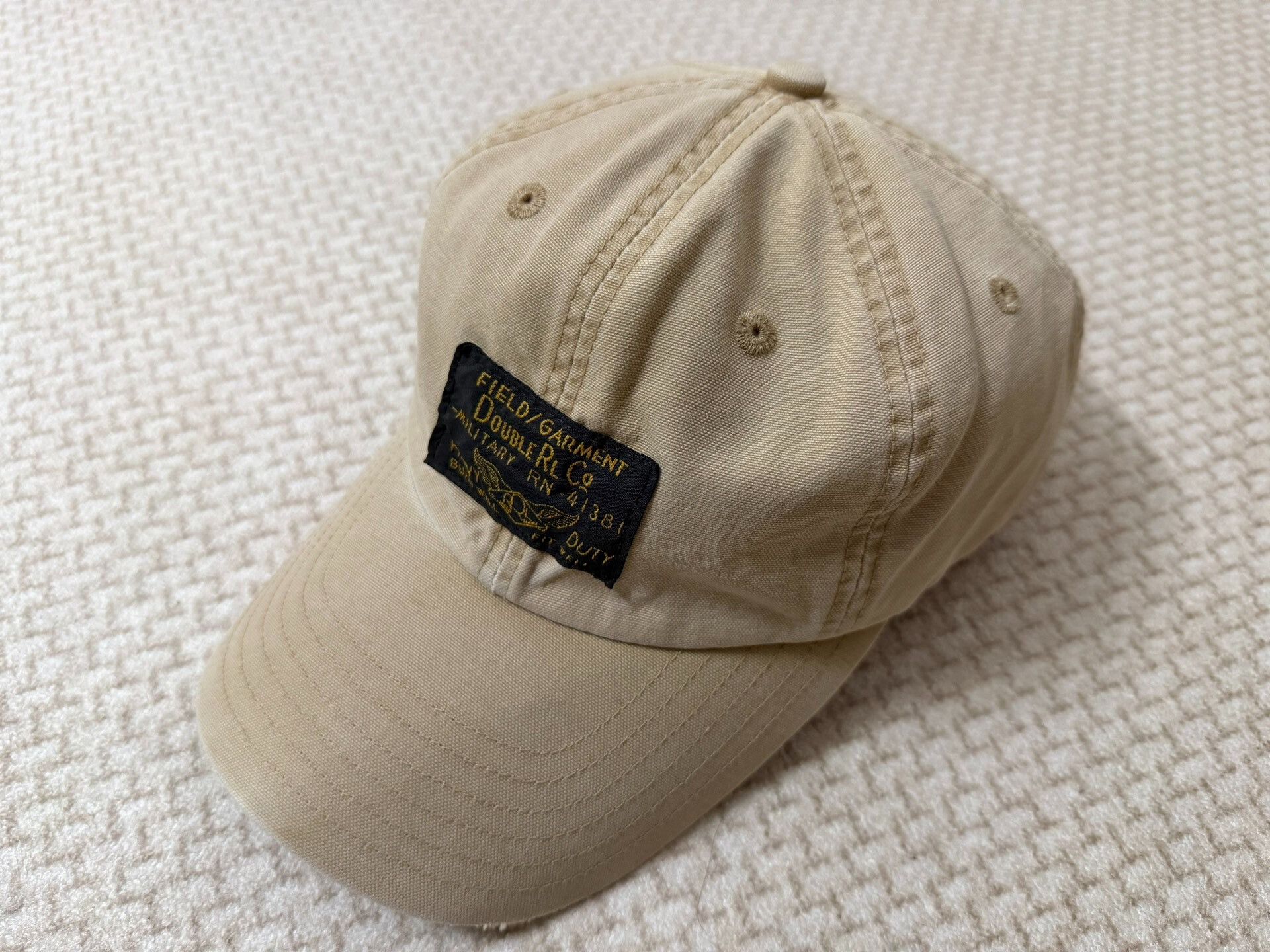 RRL Ralph Lauren RRL Vintage Three-Star Wing Patch Cap Size ONE SIZE - 1 Thumbnail