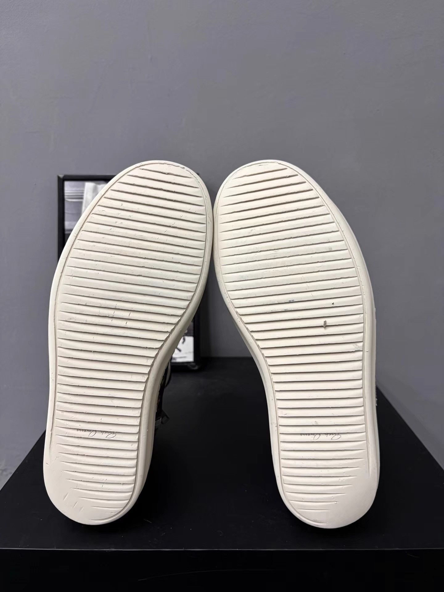Rick Owens Rick Owens Mainline Black White Ramones Sneakers K34 Size US 8.5 / EU 41-42 - 8 Thumbnail