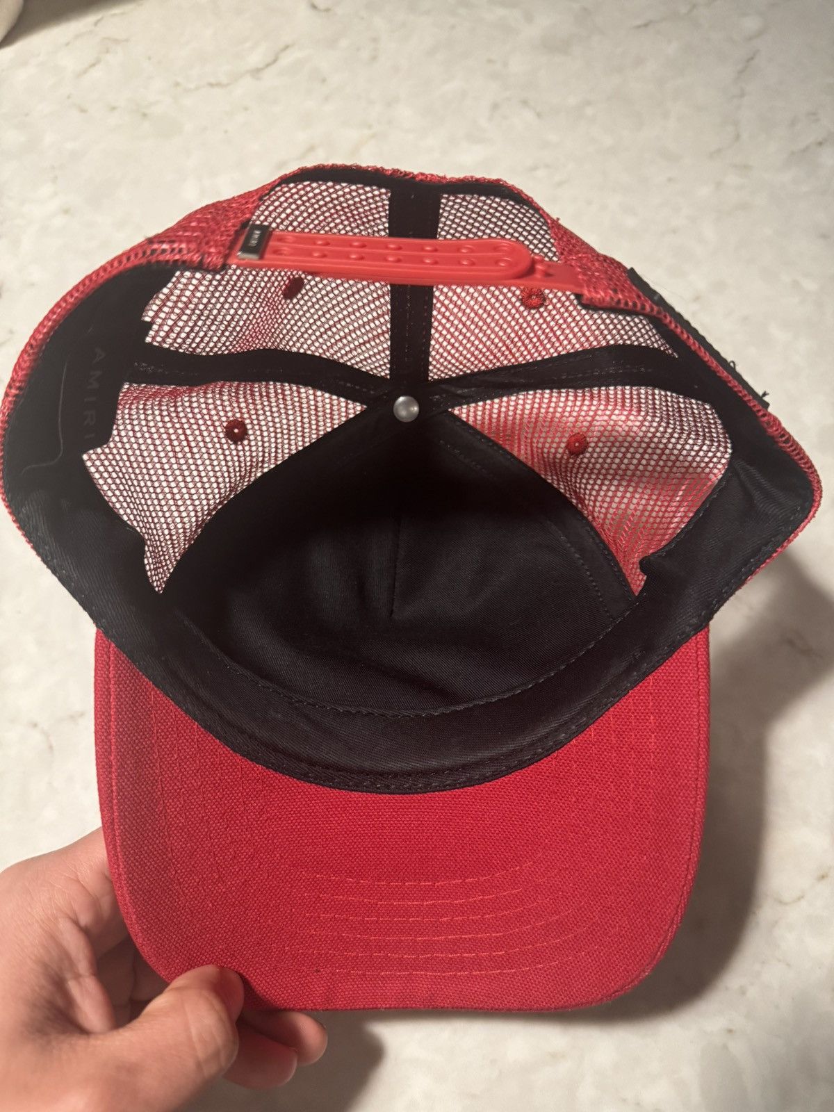 Amiri Amiri MA Logo Canvas Snapback Hat Size ONE SIZE - 8 Thumbnail