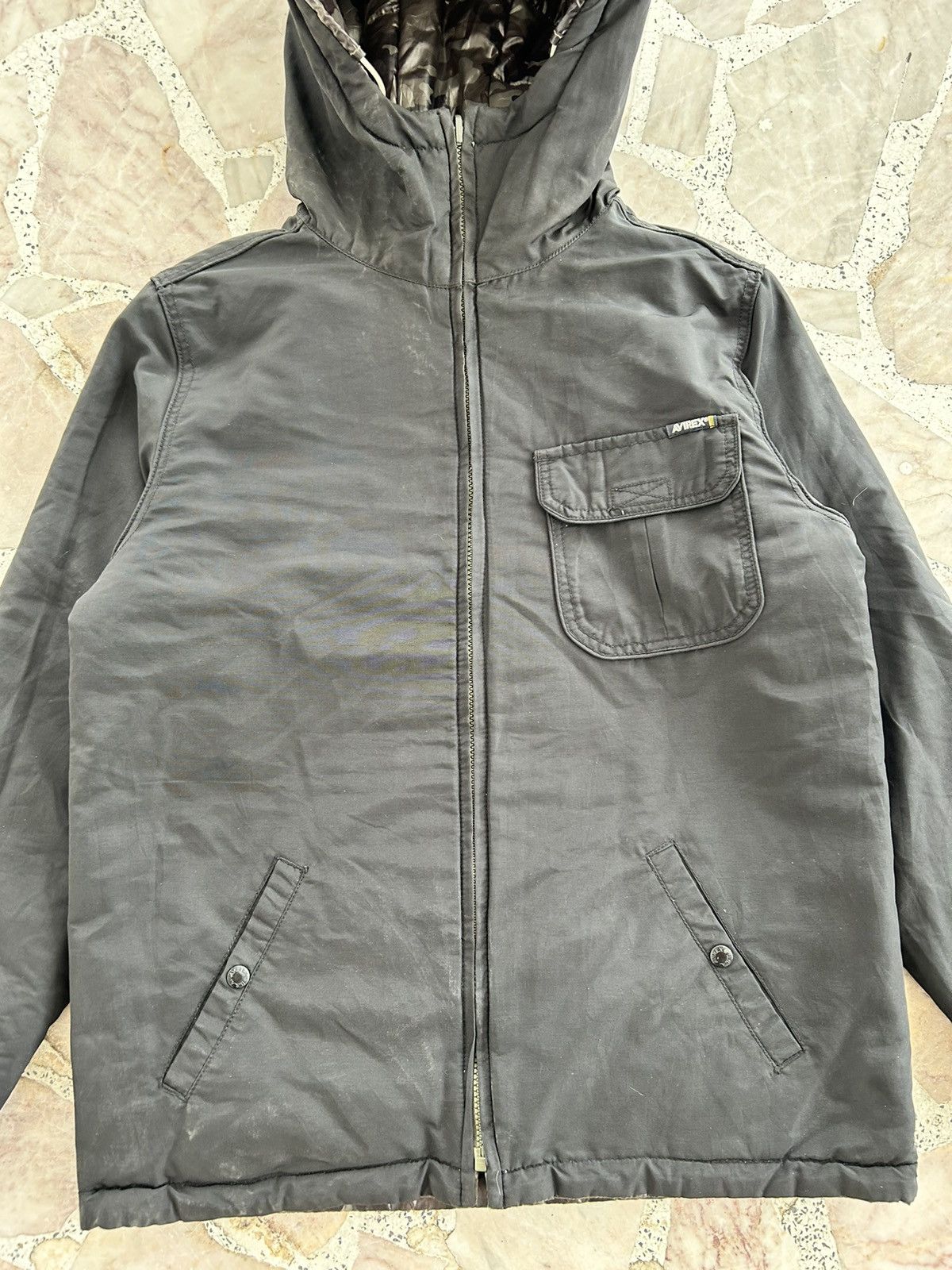 Avirex Avirex Reversible Puffer Jacket Camo Black Size US L / EU 52-54 / 3 - 6 Thumbnail