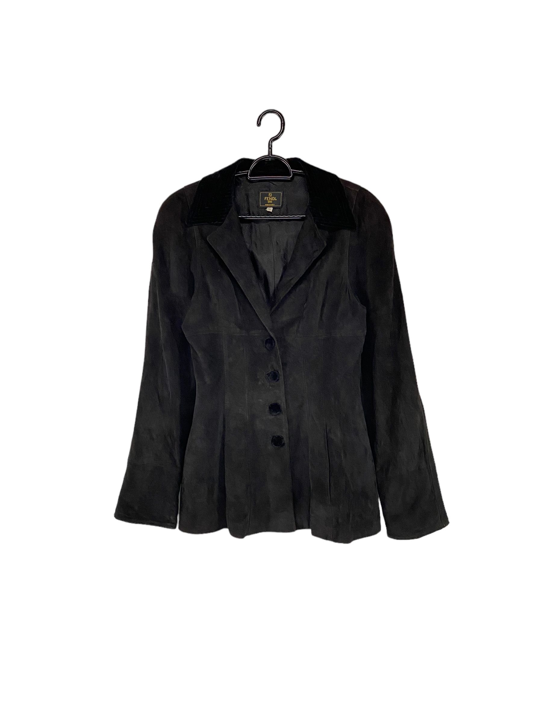 Designer × Fendi Fendi suede leather jacket Size M / US 6-8 / IT 42-44 - 1 Thumbnail