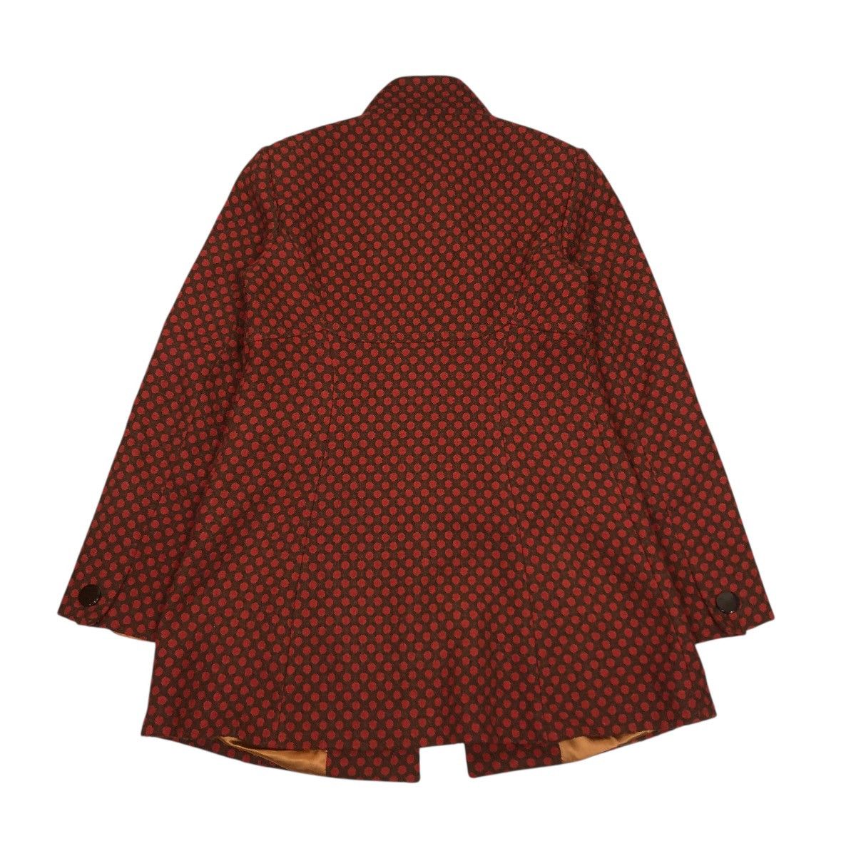 Benetton 🔥BUTTON WOOL POLKADOT DESIGN STILE BENETTON JACKET Size M / US 6-8 / IT 42-44 - 2 Thumbnail