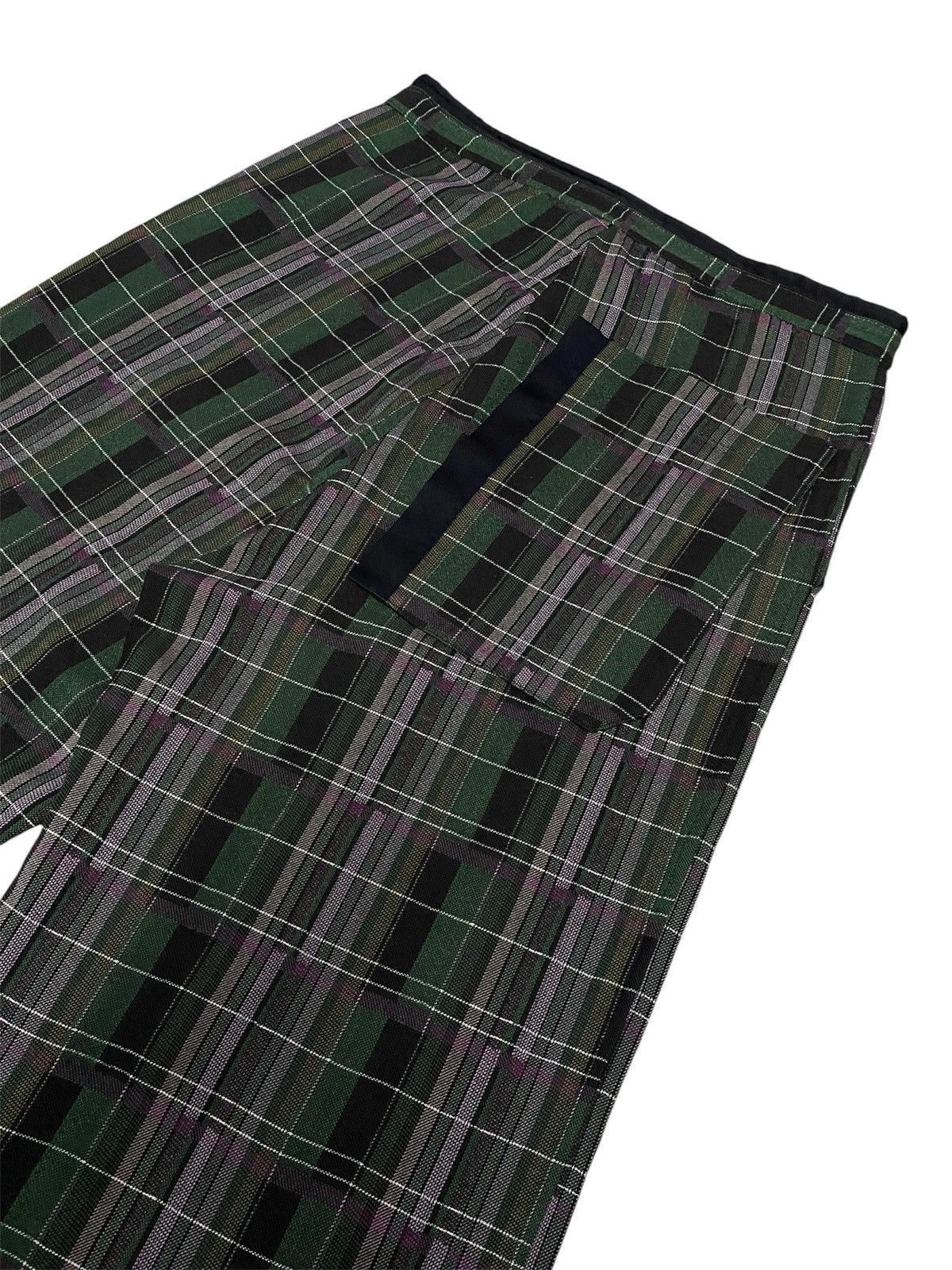 Y's Y’s Yohji Yamamoto Tartan Check Wide-Leg Trousers Size US 31 - 9 Thumbnail