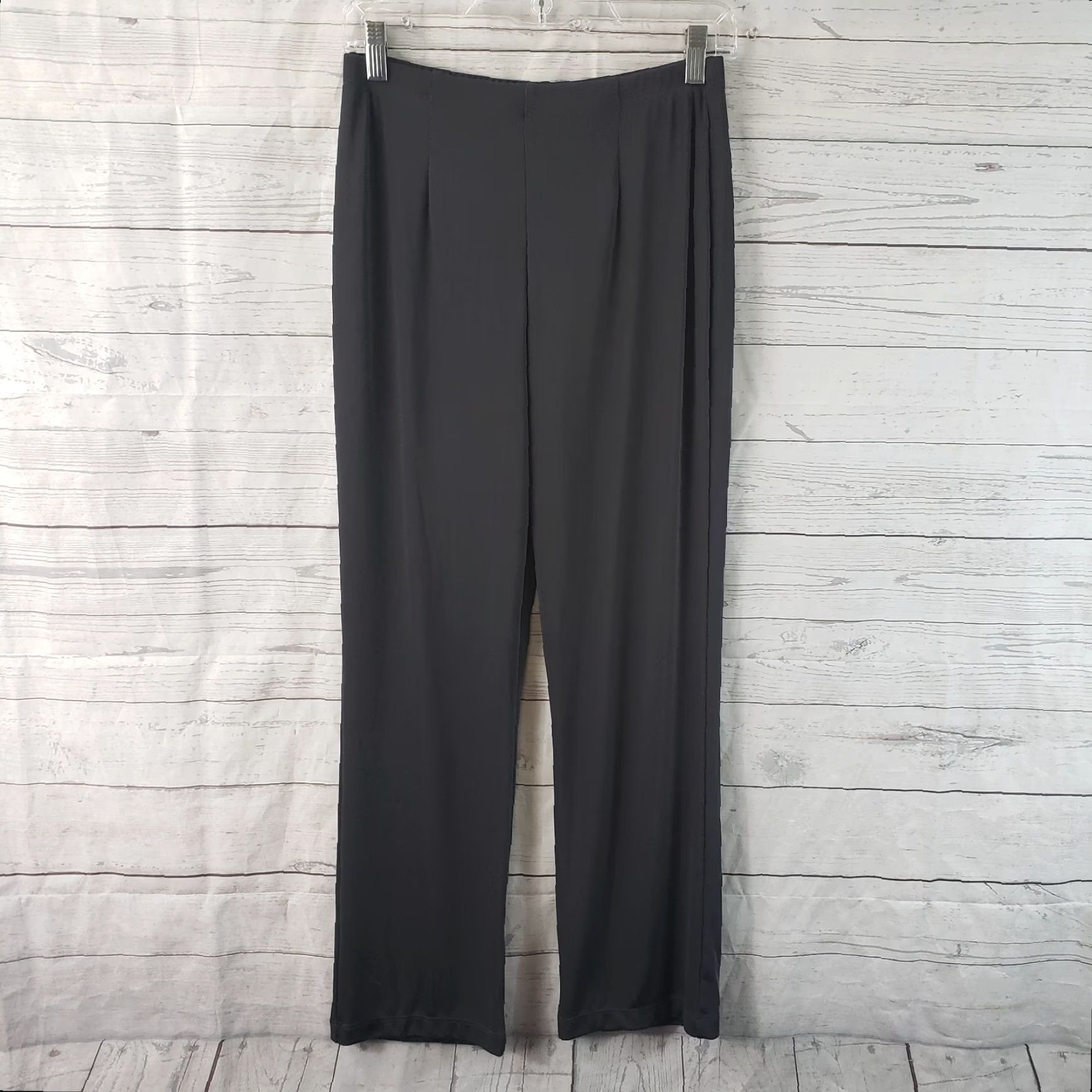 Vintage Chico's EasyWear Women's Pull On Pants Small Short Gray Straight Leg Pants Womens Small Short Gray Pull On Size 28" / US 6 / IT 42 - 2 Thumbnail