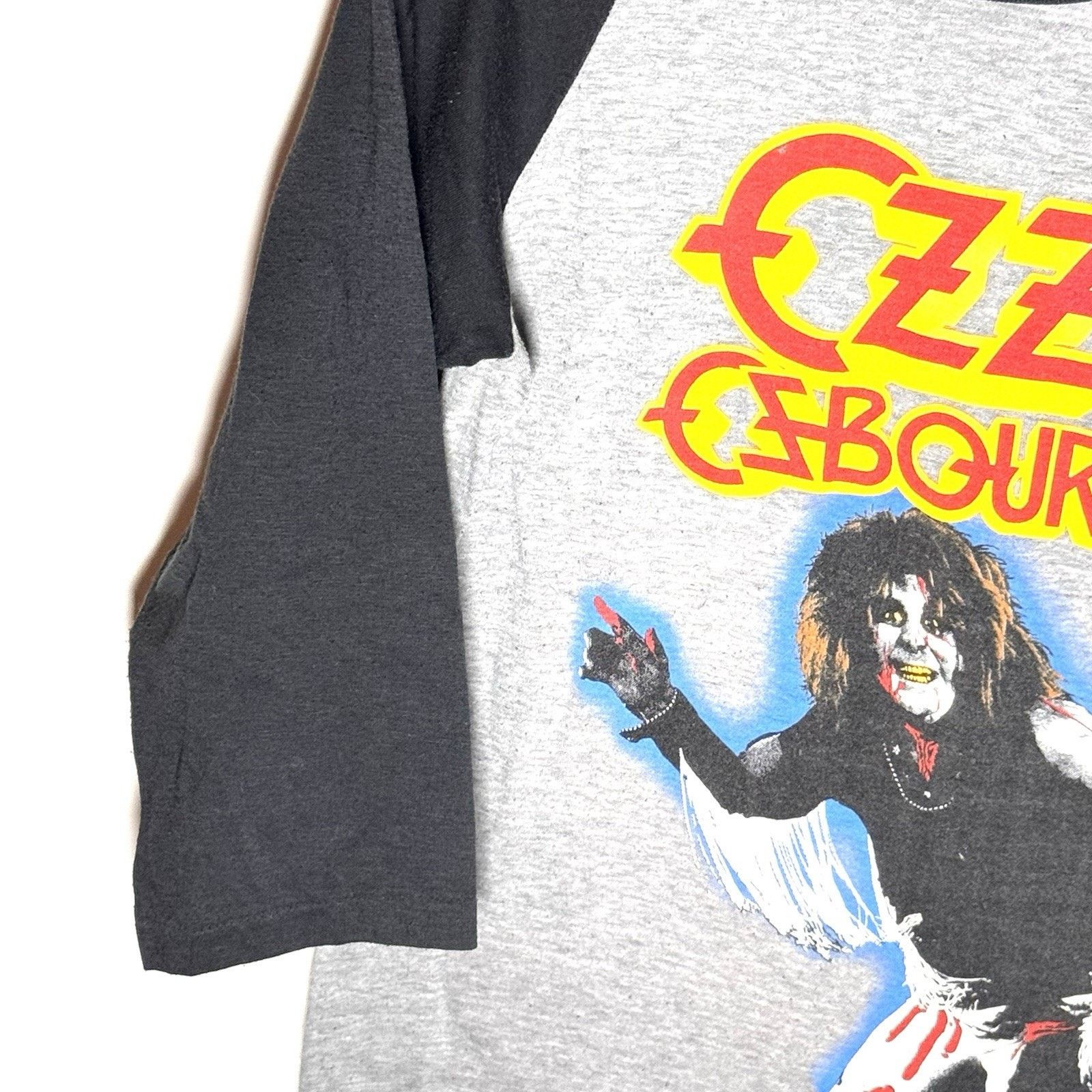 Band Tees Ozzy Osbourne Diary Of A Madman Raglan Small Graphic Tee Size S / US 4 / IT 40 - 7 Thumbnail