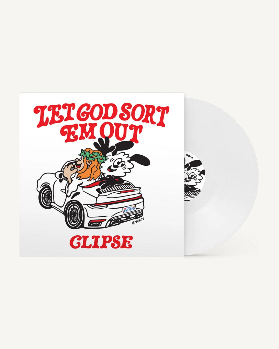 Verdy Clipse – Let God Sort Em Out LP (Verdy Edition White Vinyl) Size ONE SIZE - 1 Thumbnail