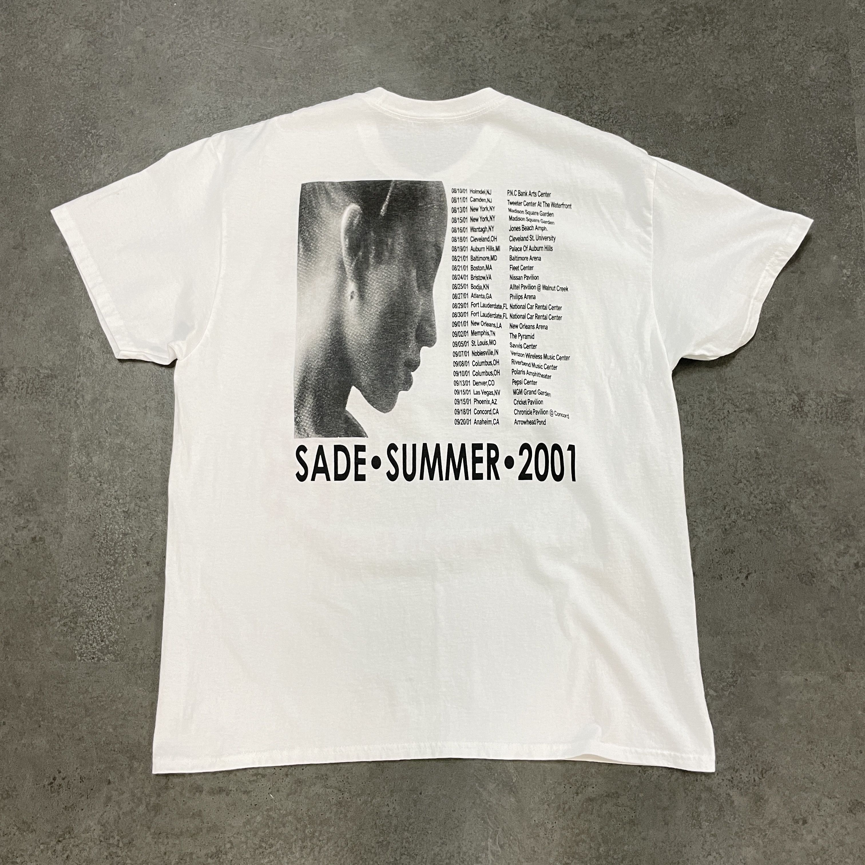 Band Tees 2001 Sade 'Lover Rock' tour shirt | Grailed