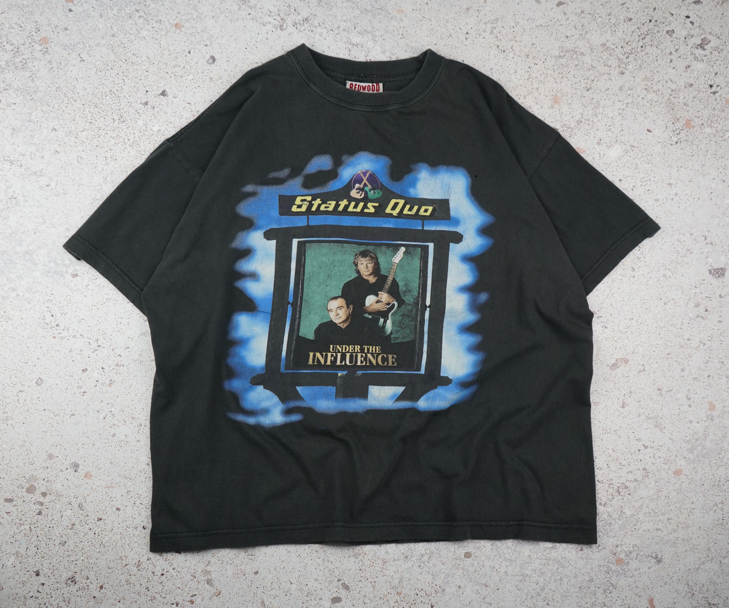 Band Tees × Vintage Vintage 1999 Status Quo Tour T-Shirt Size US XL / EU 56 / 4 - 1 Thumbnail