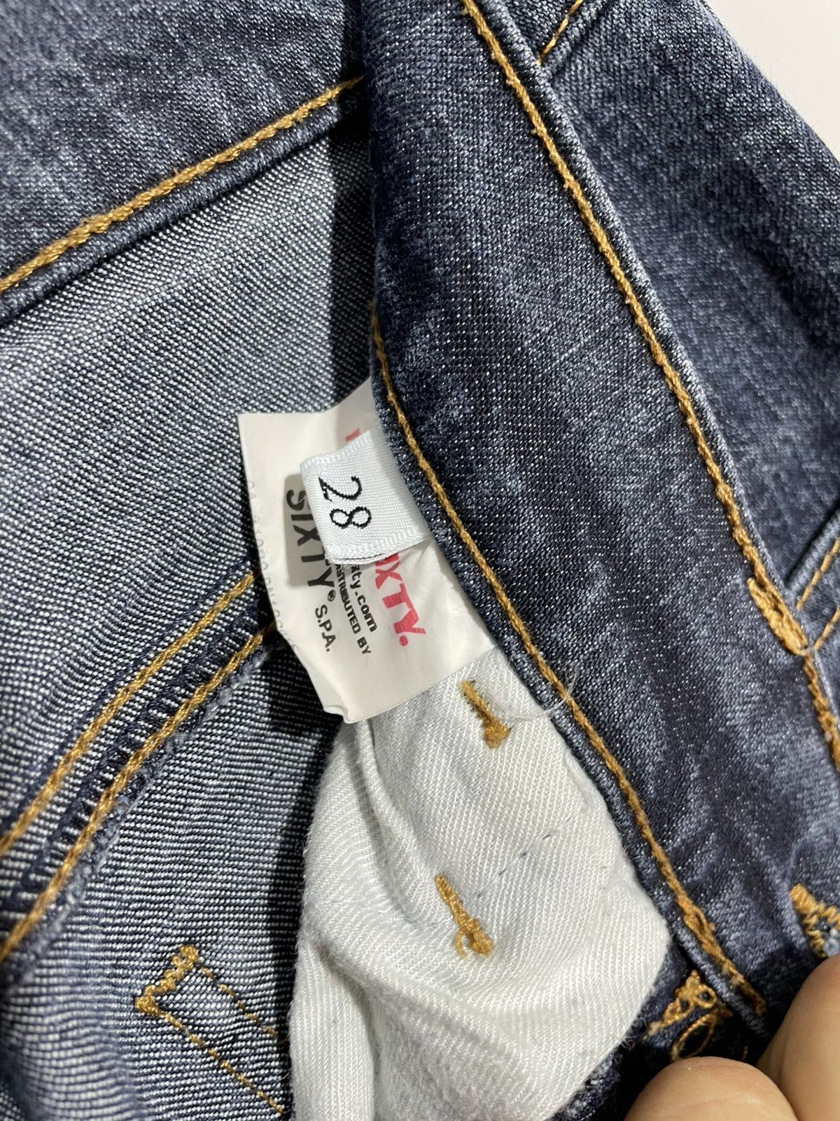 Other Rare Miss Sixty Low rise y2k blue denim jeans size28 Size 28" / US 6 / IT 42 - 12 Thumbnail