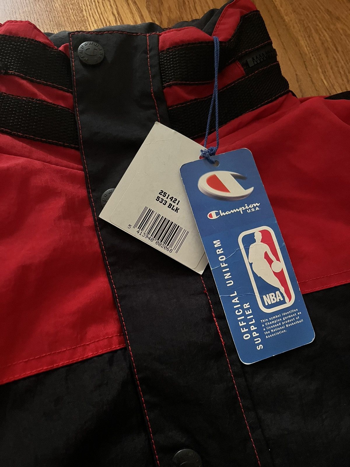 Champion × NBA Vintage DS Chicago Bulls jacket Size US XL / EU 56 / 4 - 8 Thumbnail