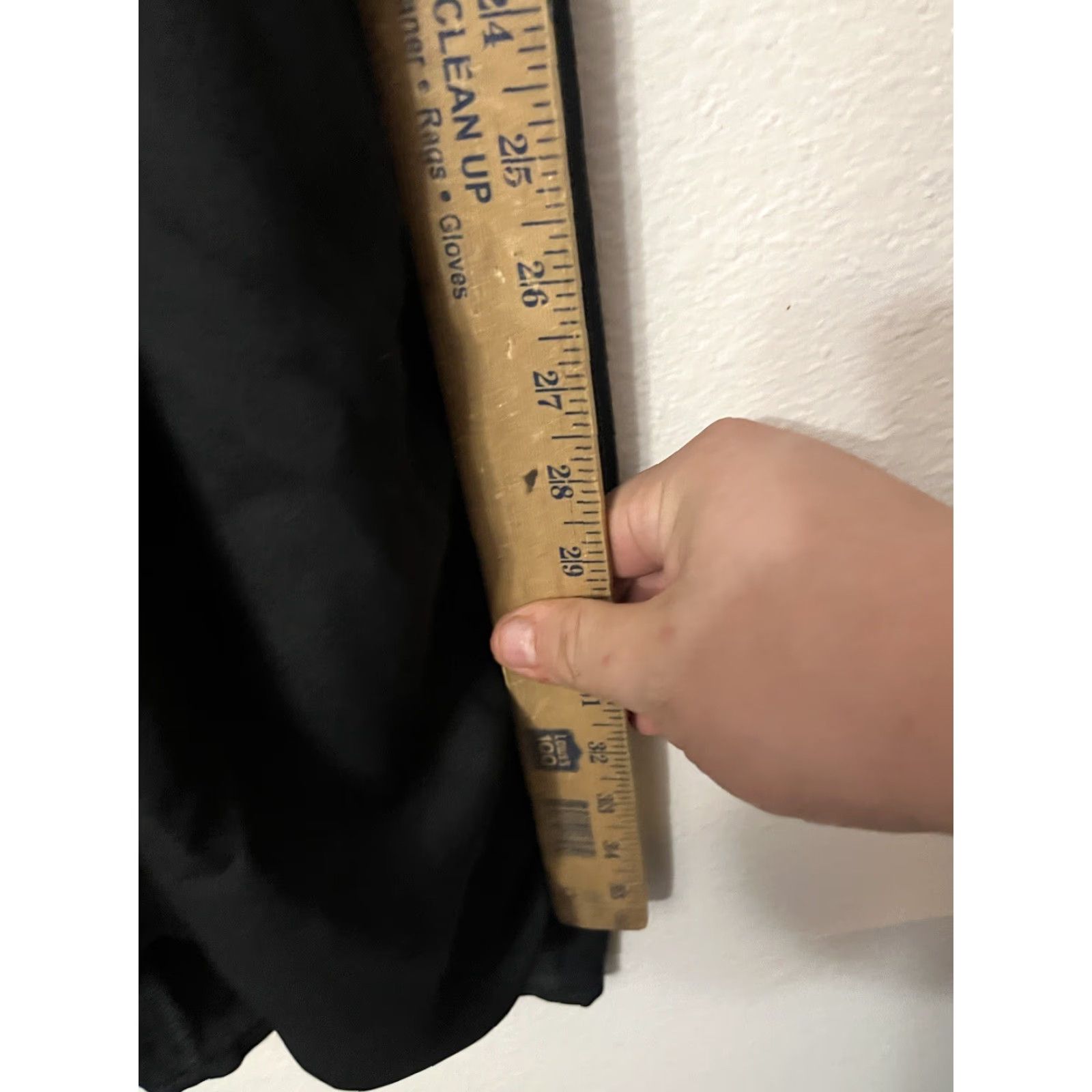 Express VINTAGE Express Women's Dress Solid Short Sleeve Knee Length Black Small Women Size 28" / US 6 / IT 42 - 4 Thumbnail